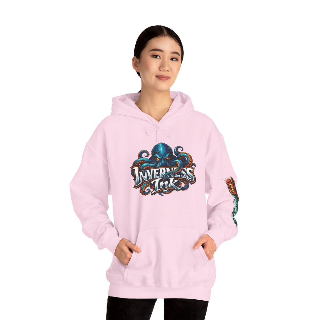 Electric Paint Betta — Artisan Series Hoodie — Inverness Ink Graphic Pullover