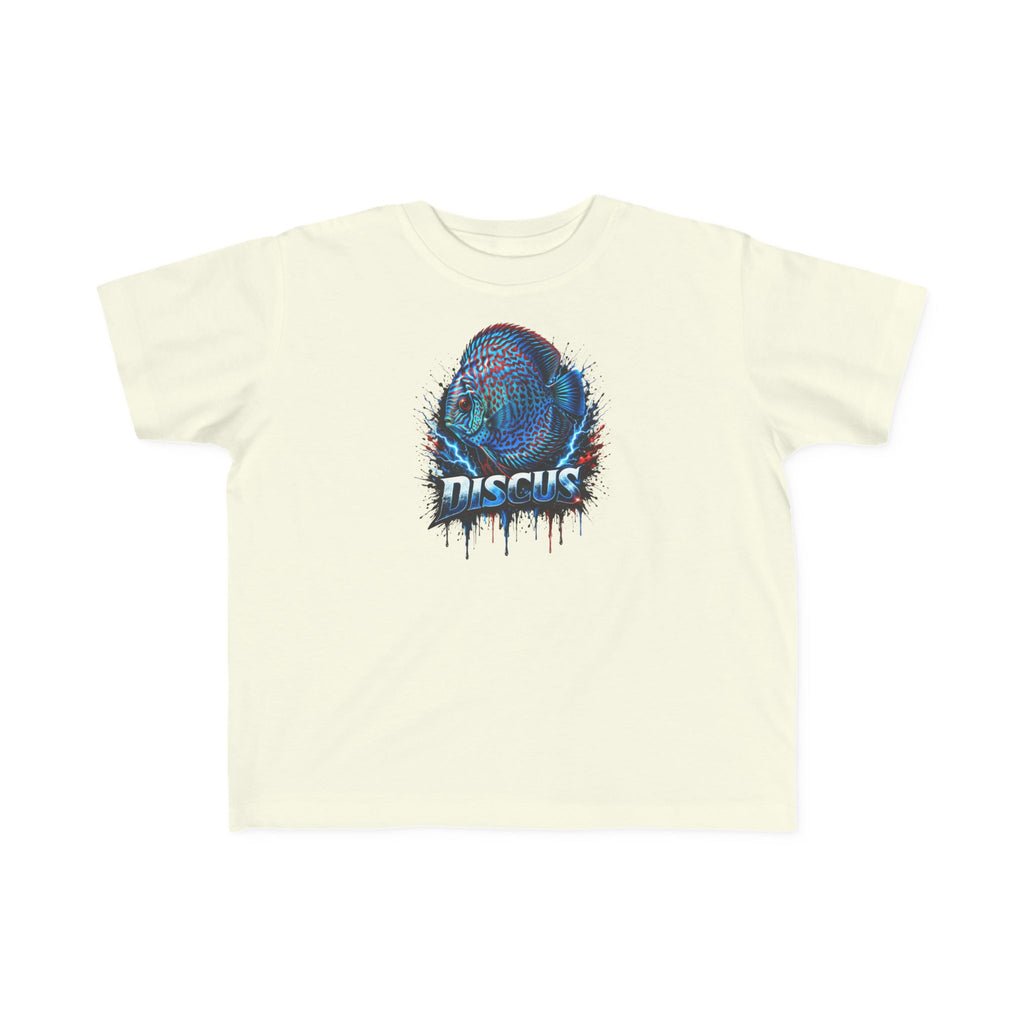 Discus Fish Toddler Tee — Colorful Aquarium Graphic Shirt