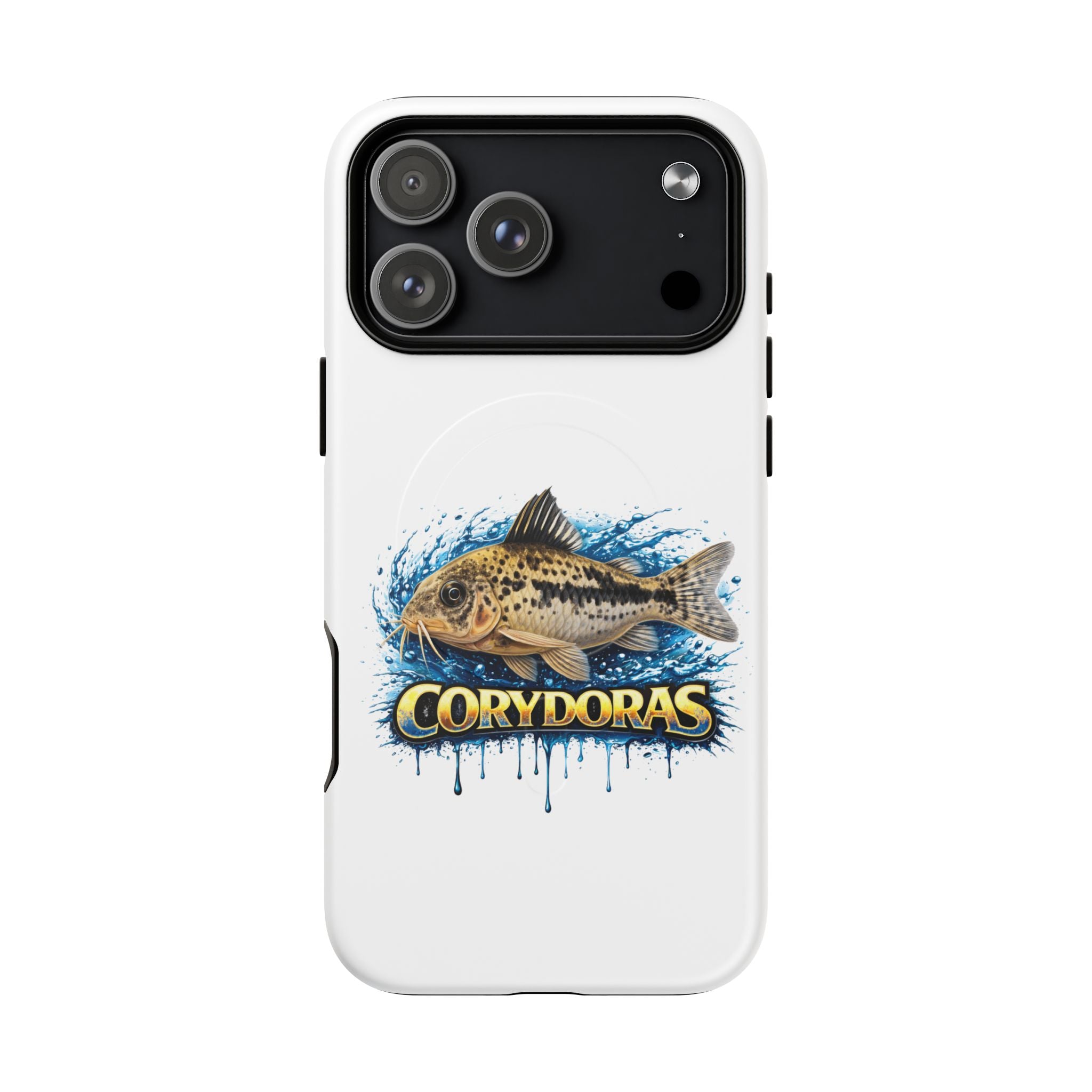 Corydoras Tough Magnetic Phone Case — Protective Fish Aquarium Design