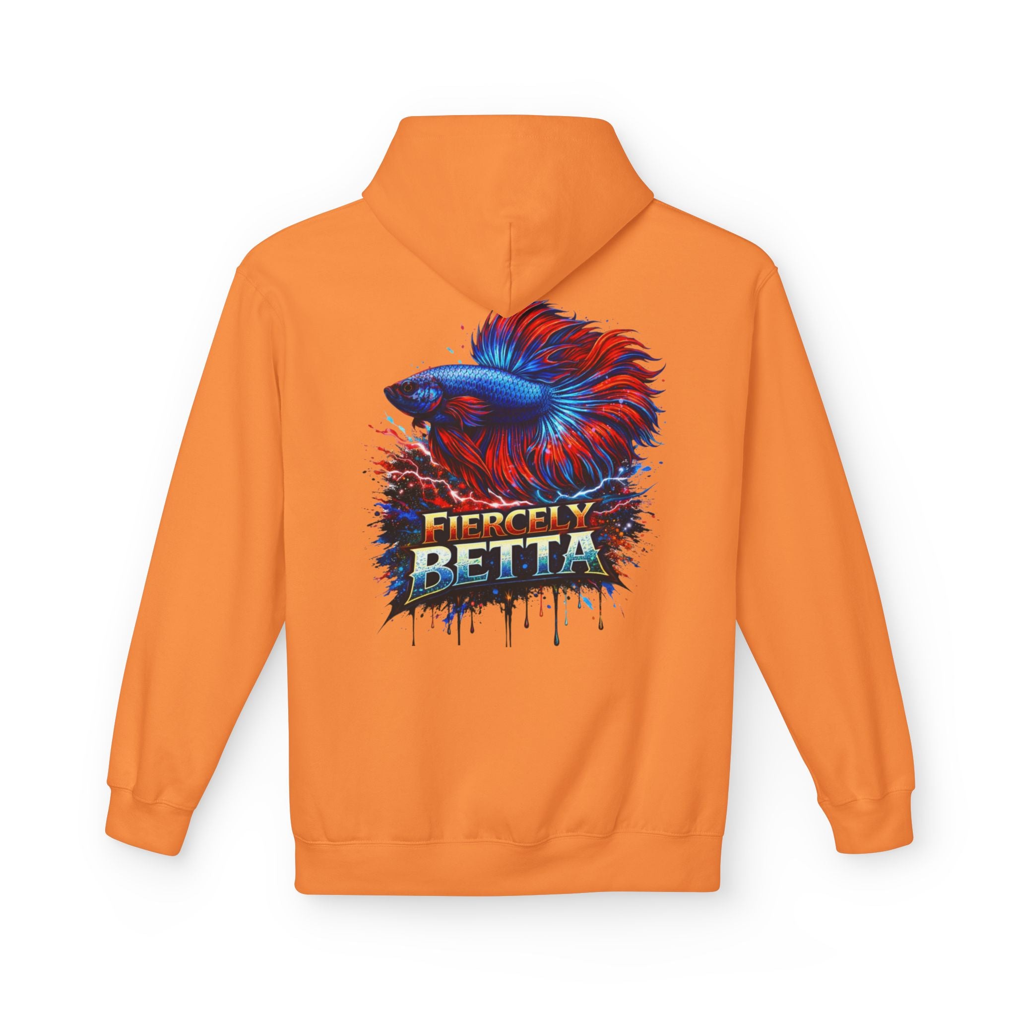 Fiercely Betta Hoodie – Colorful Betta Fish Graphic Pullover