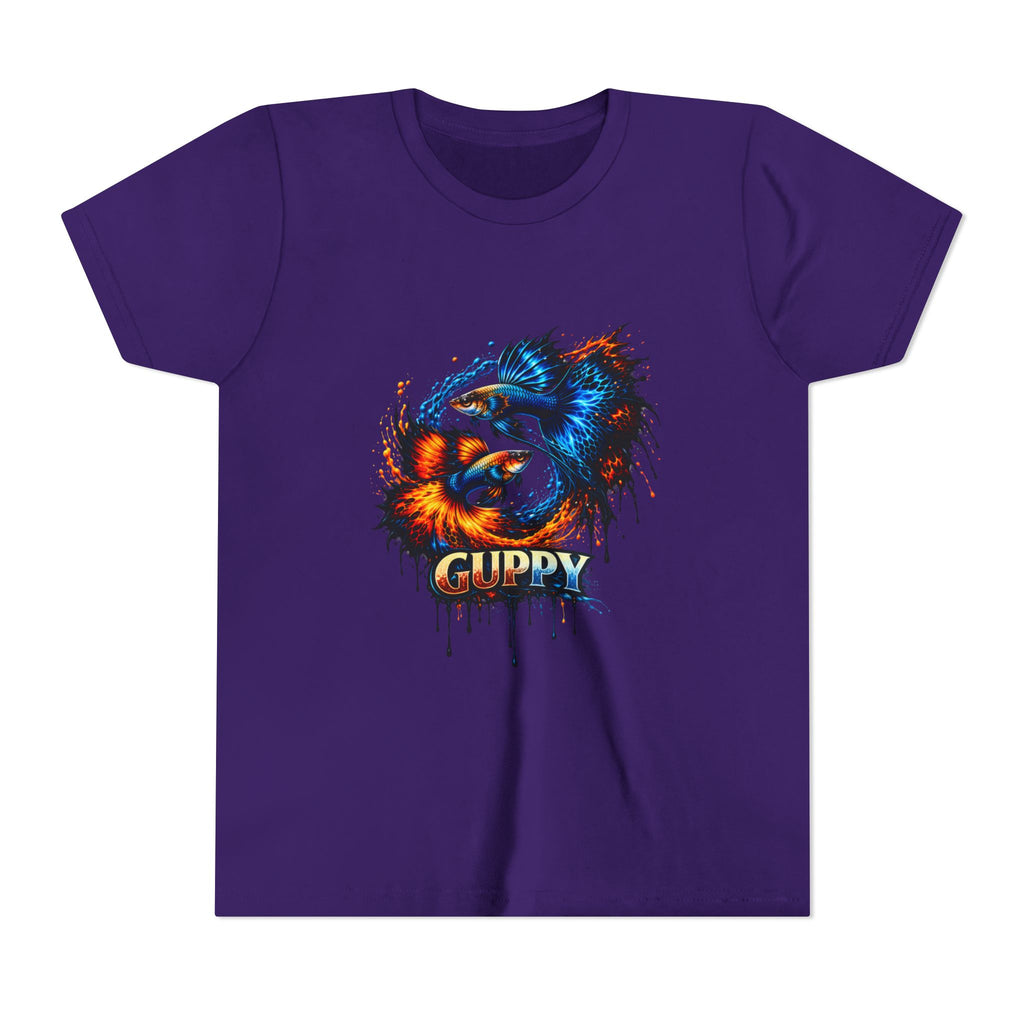 Fire & Ice Guppy – Youth "Neon Flare" Premium Tee