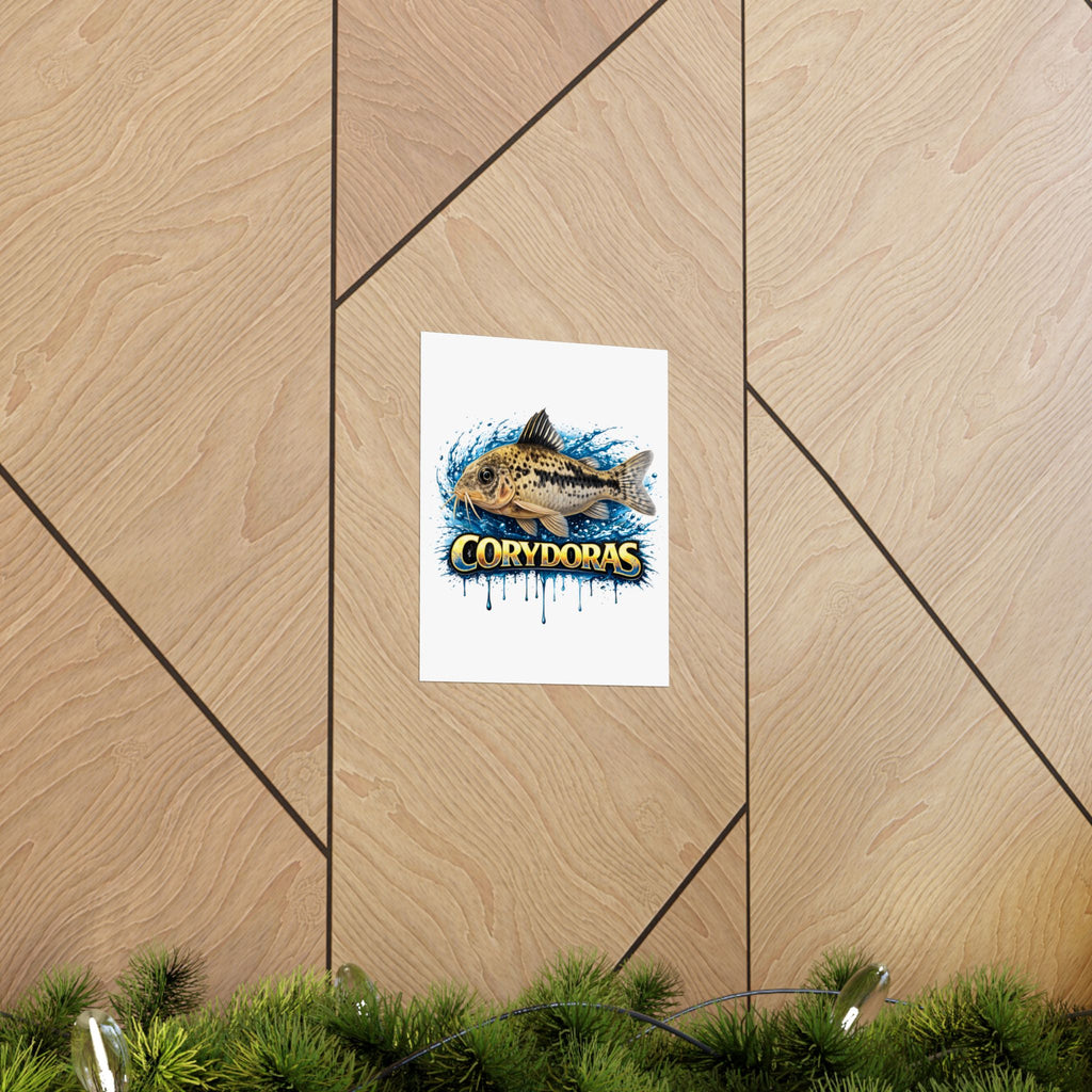 Corydoras Fish Matte Poster — Aquarium Lover Wall Art