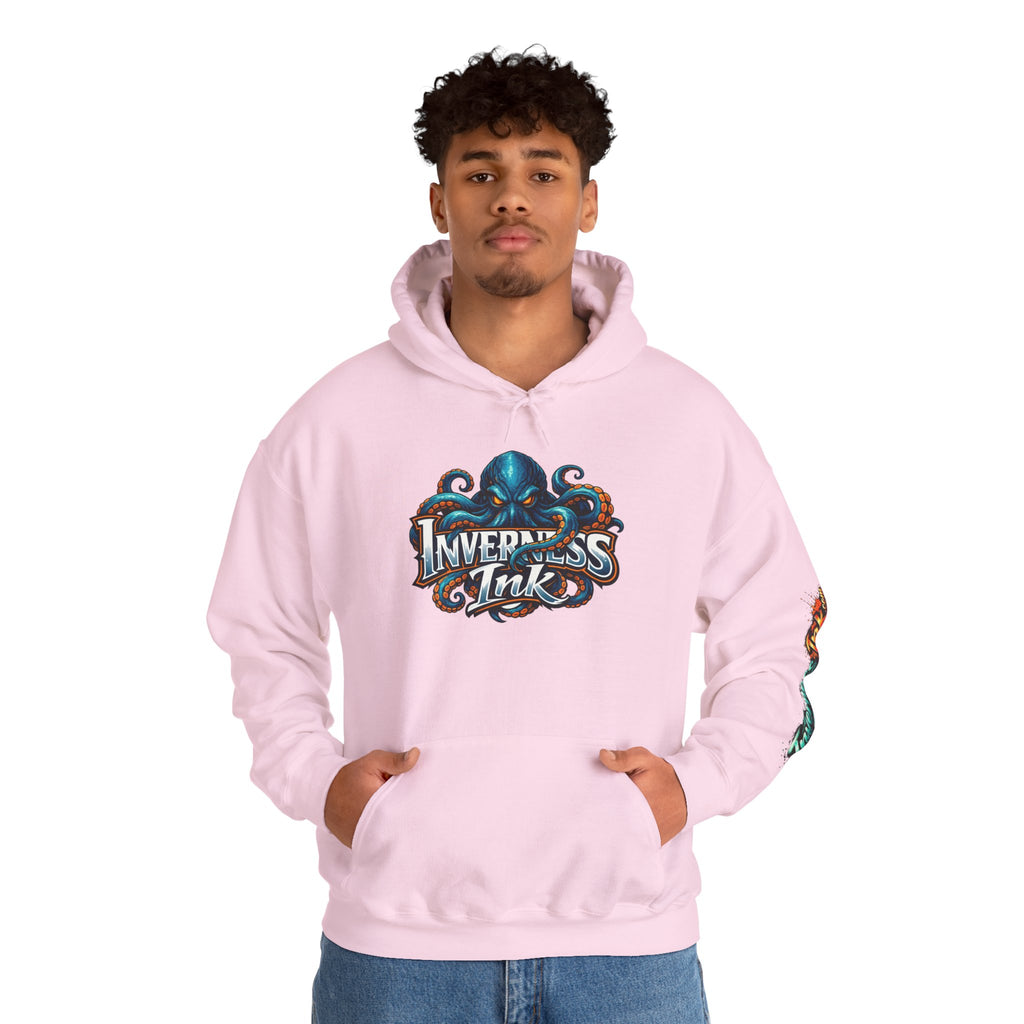 Electric Paint Betta — Artisan Series Hoodie — Inverness Ink Graphic Pullover