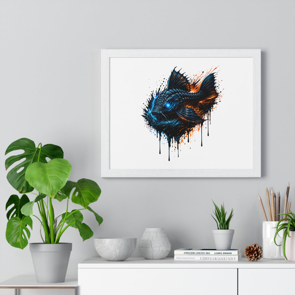 Armored Pleco L-185– Premium Wood-Framed Poster