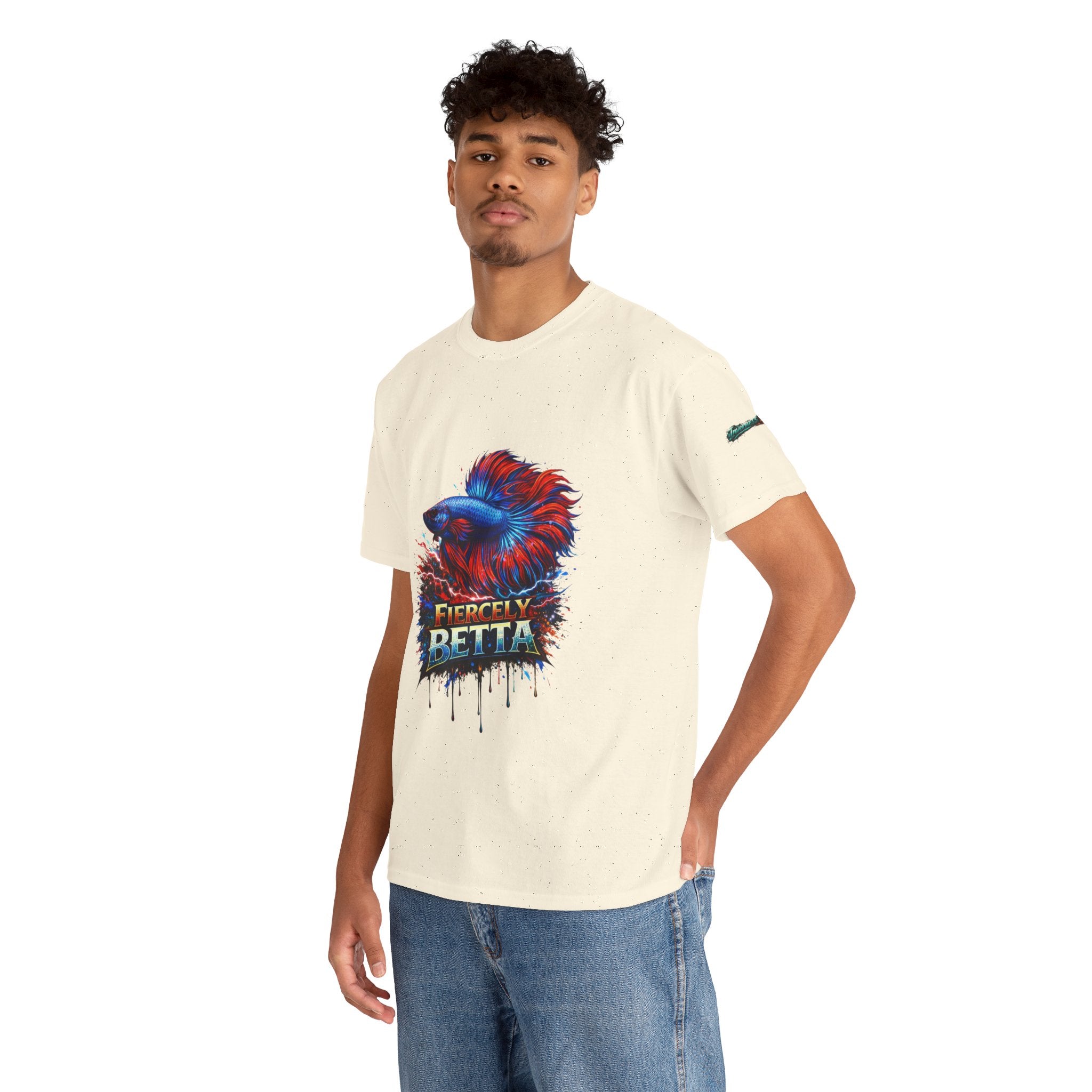 Betta Fish T-Shirt — Fiercely Betta Colorful Aquarium Fish Tee
