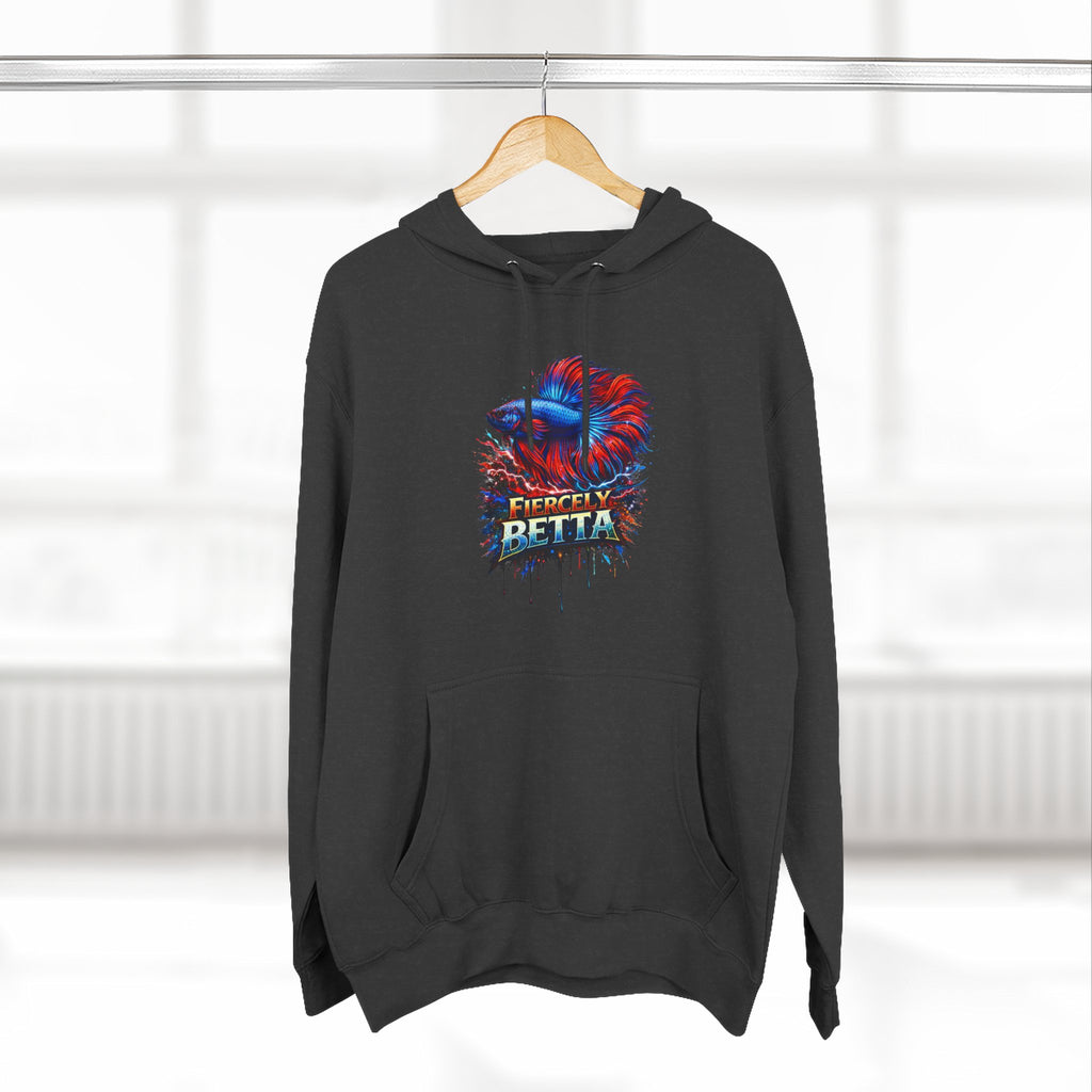 Fiercely Betta – Premium "Neon Flare" 3-End Fleece Hoodie