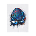 Electric Discus – Premium "Lightning" Velveteen Blanket