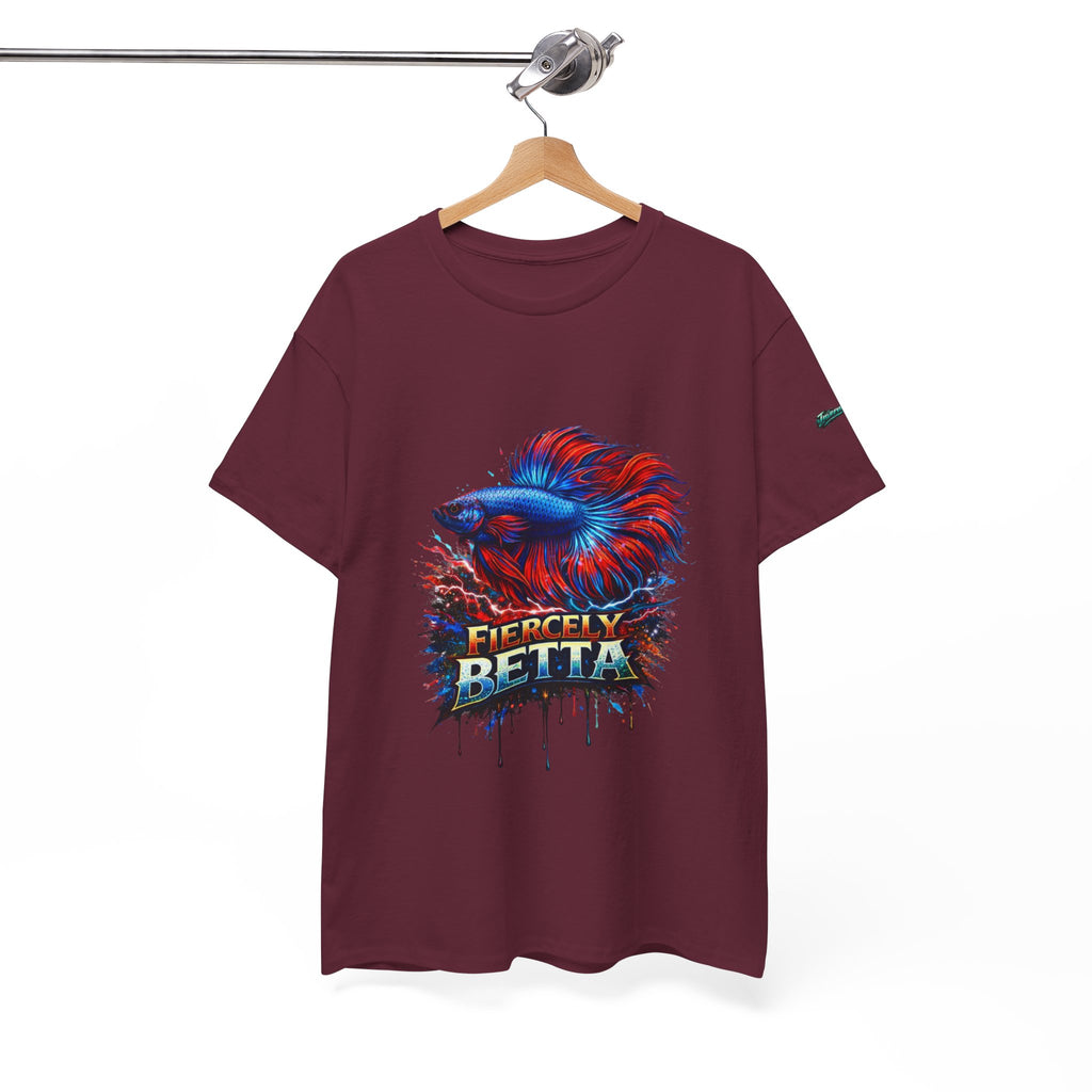 Betta Fish T-Shirt — Fiercely Betta Colorful Aquarium Fish Tee