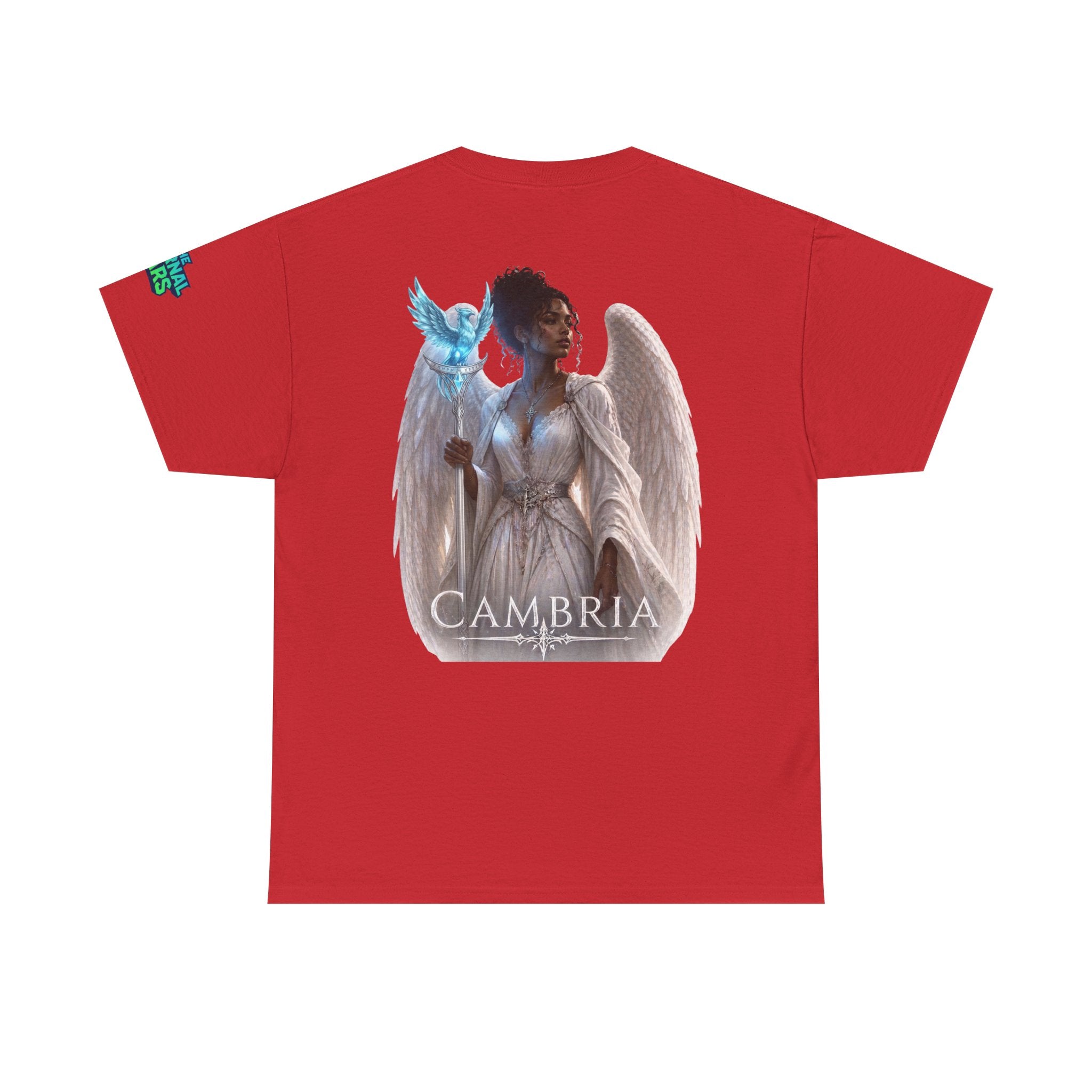 The Eternal Wars Graphic Tee – "Cambria" Winged Warrior Shirt