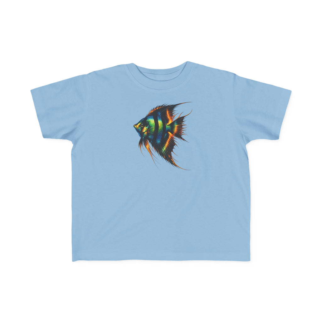 Toddler Fish Tee — Colorful Angelfish Graphic Kids Shirt