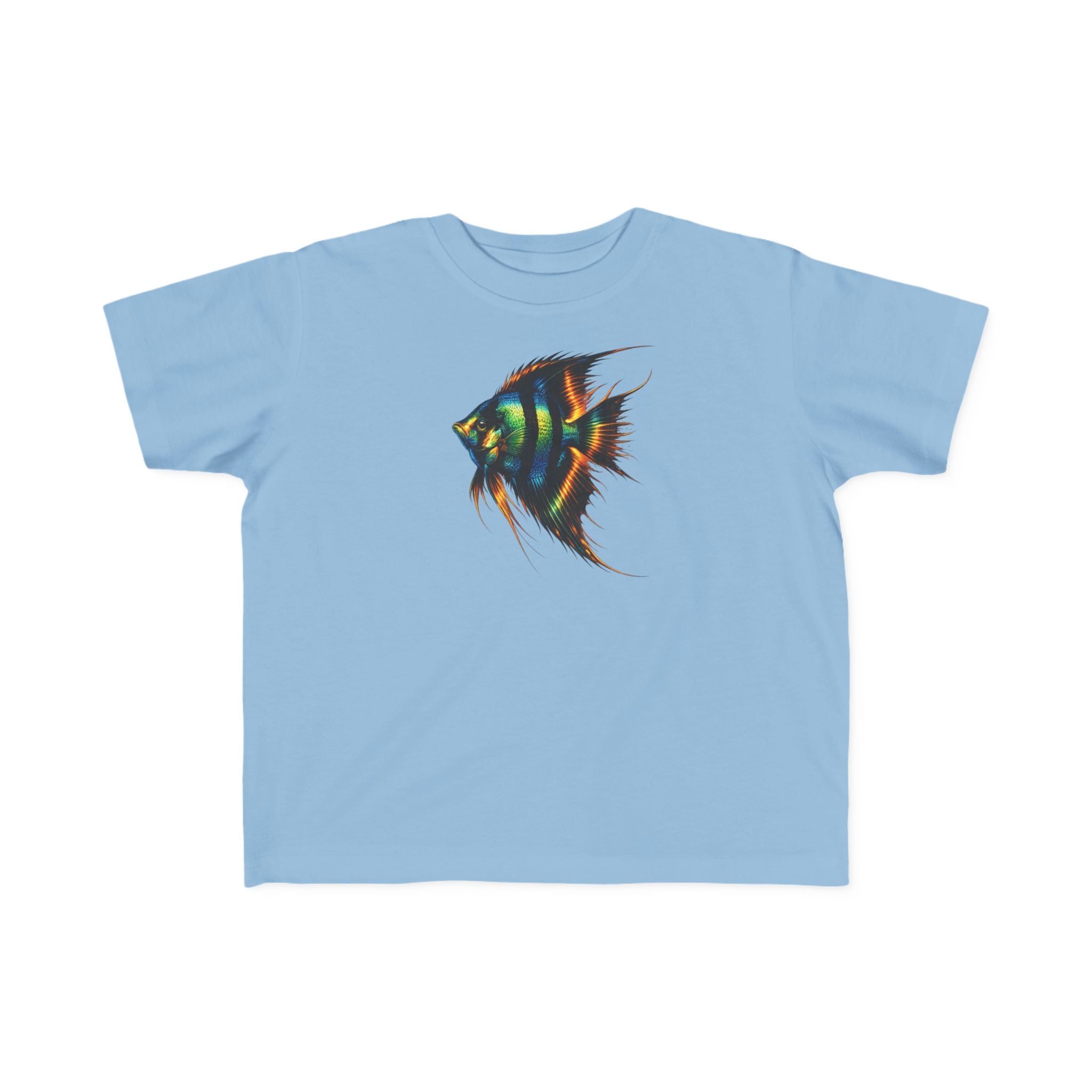 Toddler Fish Tee — Colorful Angelfish Graphic Kids Shirt