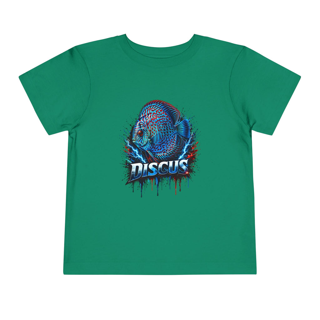 Toddler Tee - Colorful Discus Fish Graphic "Discus"
