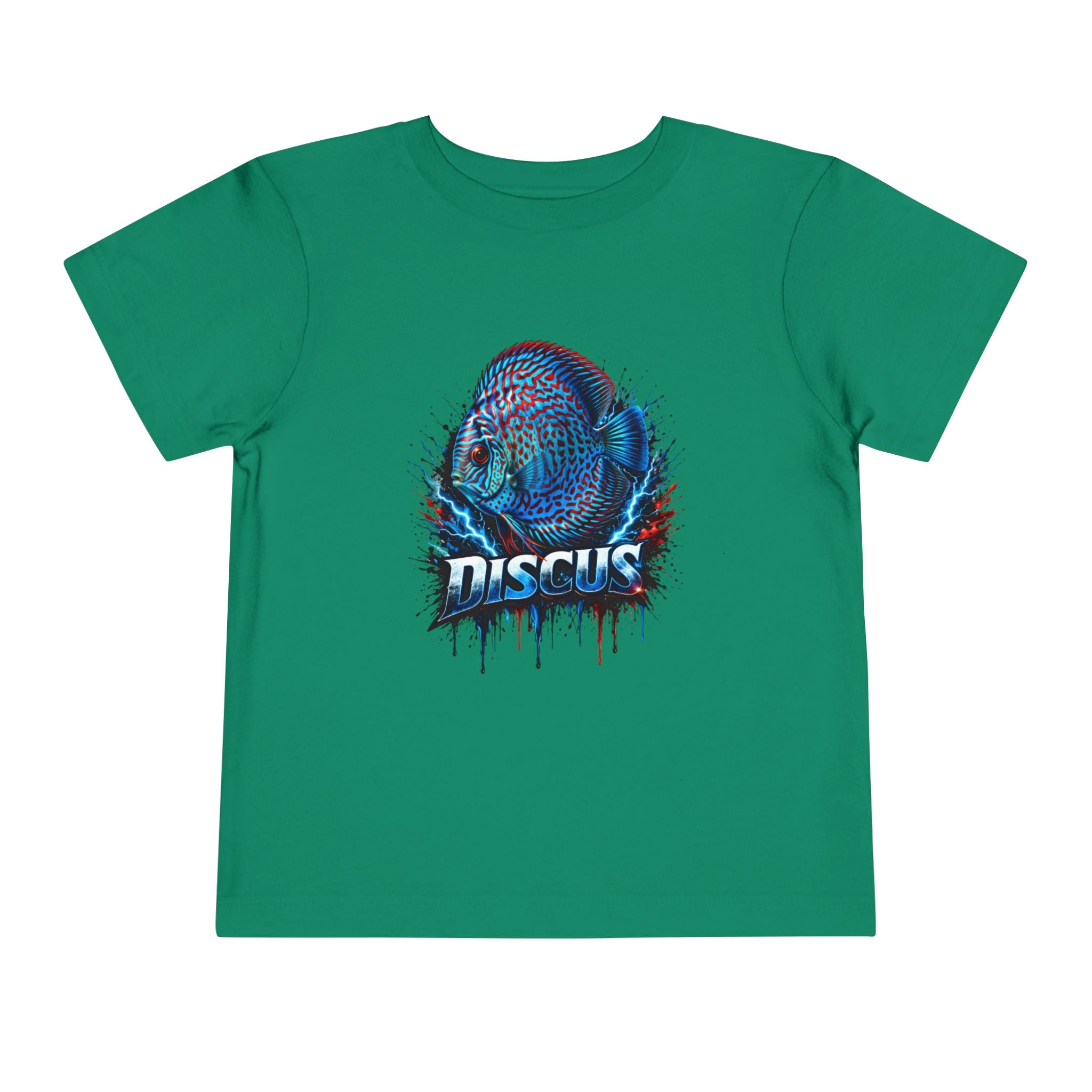 Toddler Tee - Colorful Discus Fish Graphic "Discus"