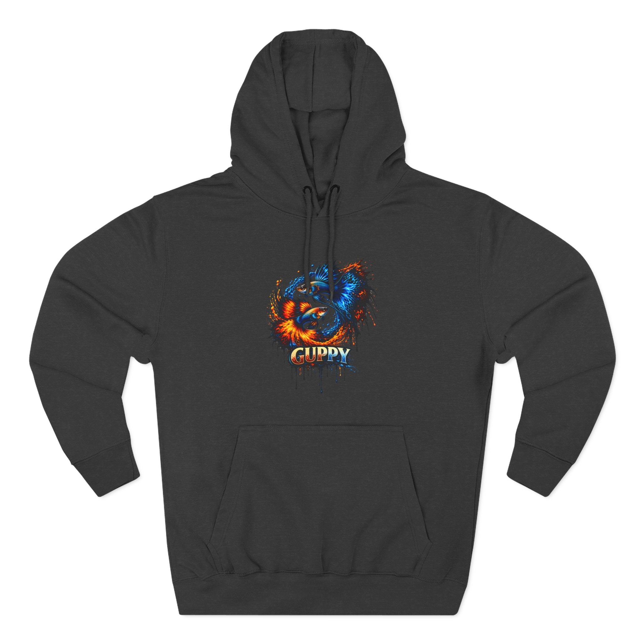 Fire & Ice Guppy – Premium Three-Panel Fleece Hoodie