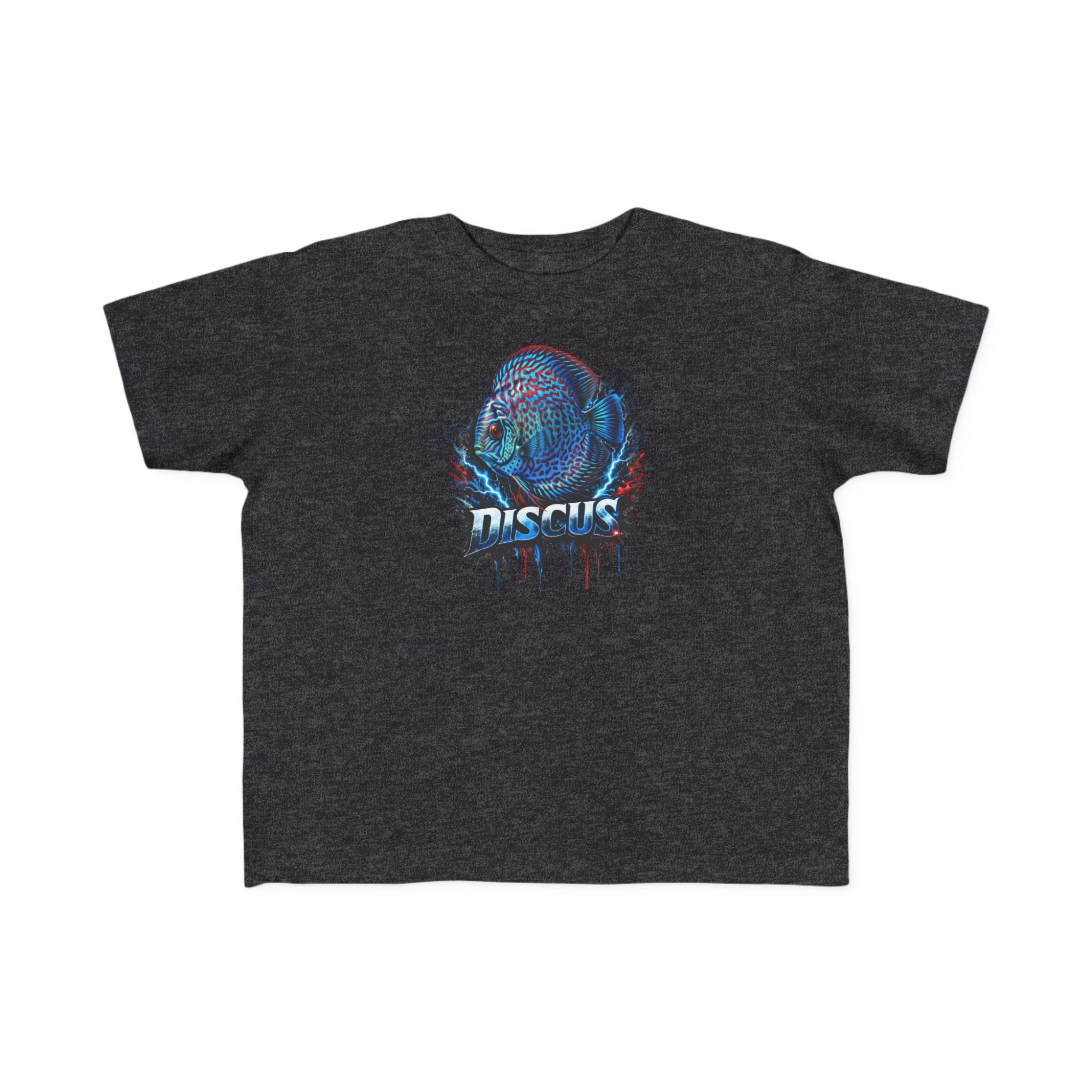 Discus Fish Toddler Tee — Colorful Aquarium Graphic Shirt