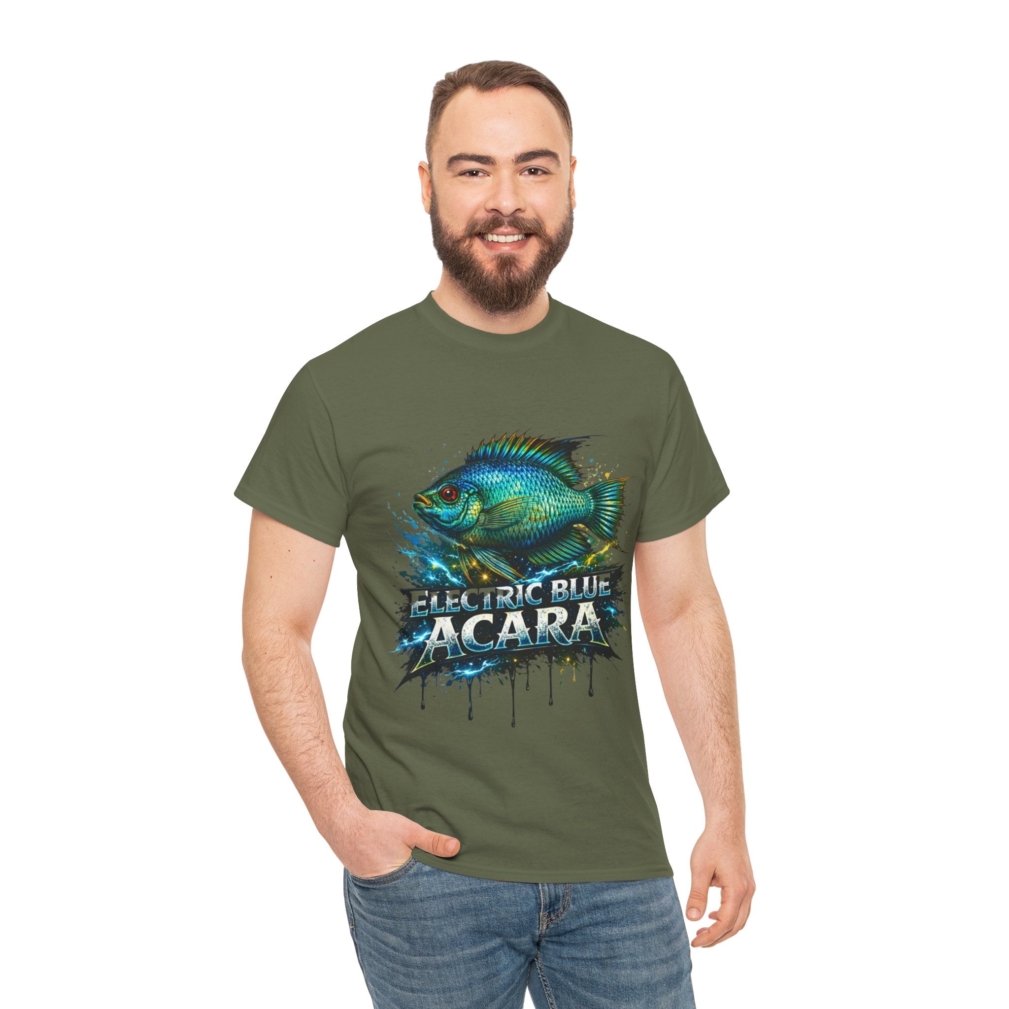 Electric Blue Acara – Premium Graphic Tee