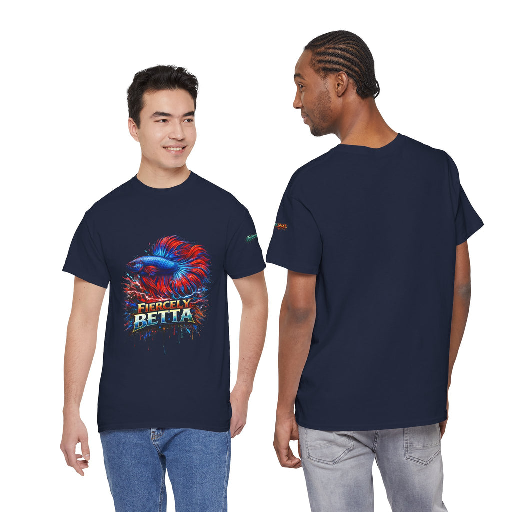 Betta Fish T-Shirt — Fiercely Betta Colorful Aquarium Fish Tee