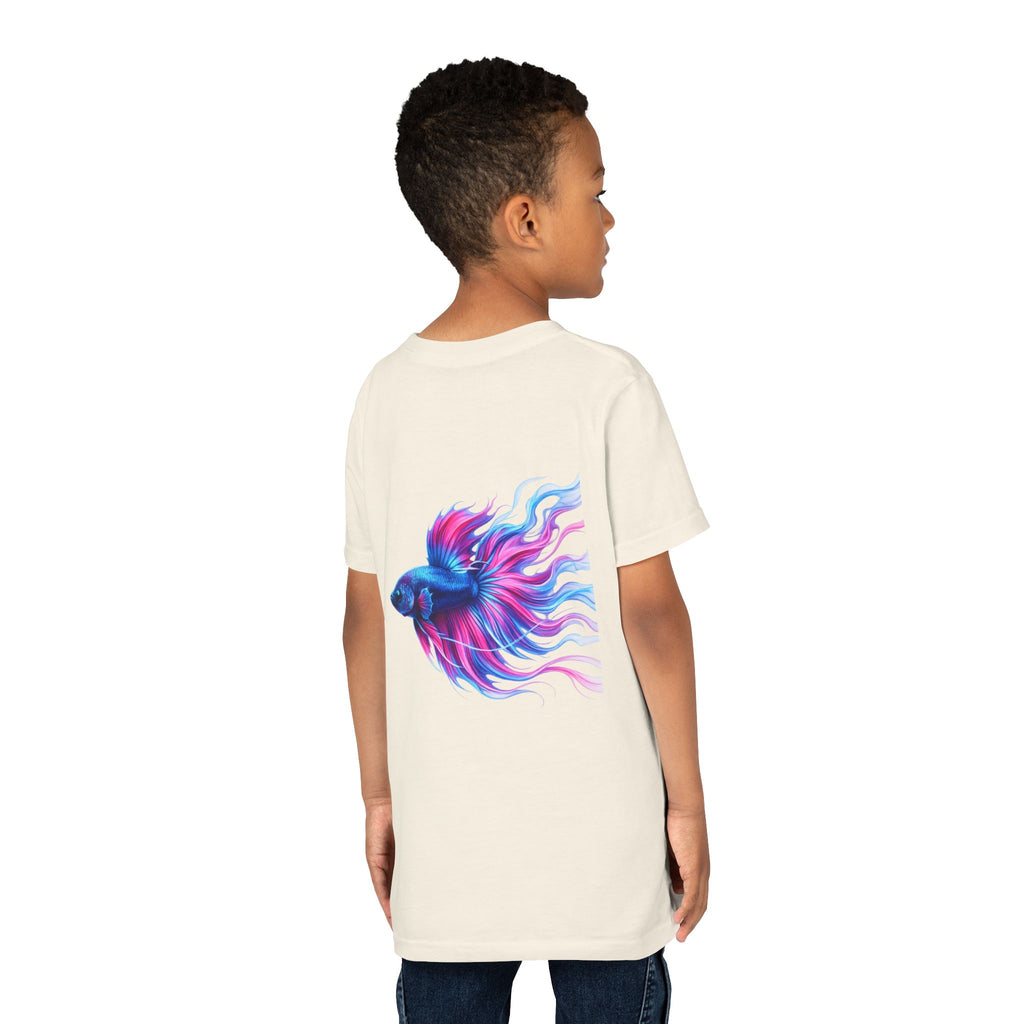 Youth Tee - Colorful Betta Fish Graphic Shirt