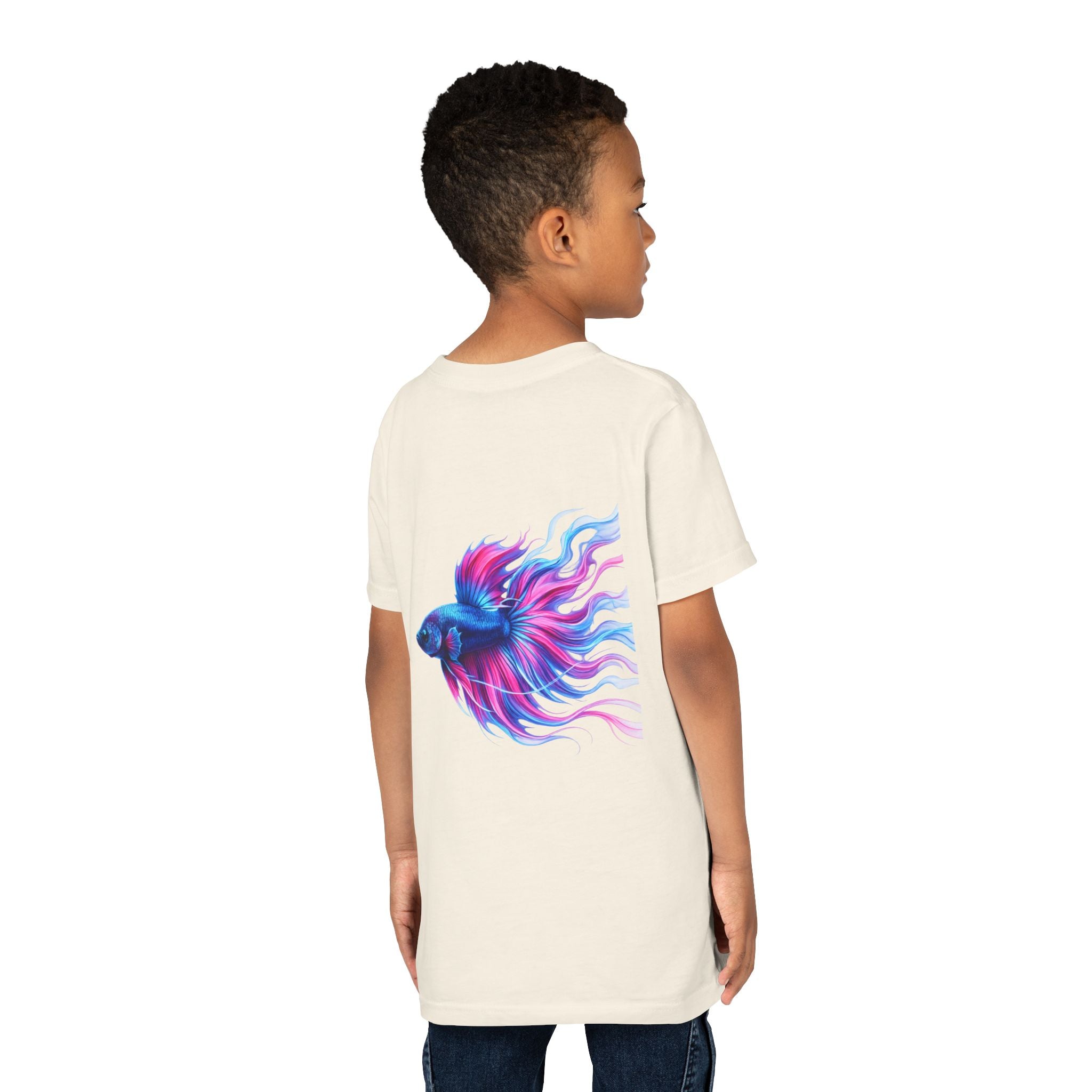 Youth Tee - Colorful Betta Fish Graphic Shirt