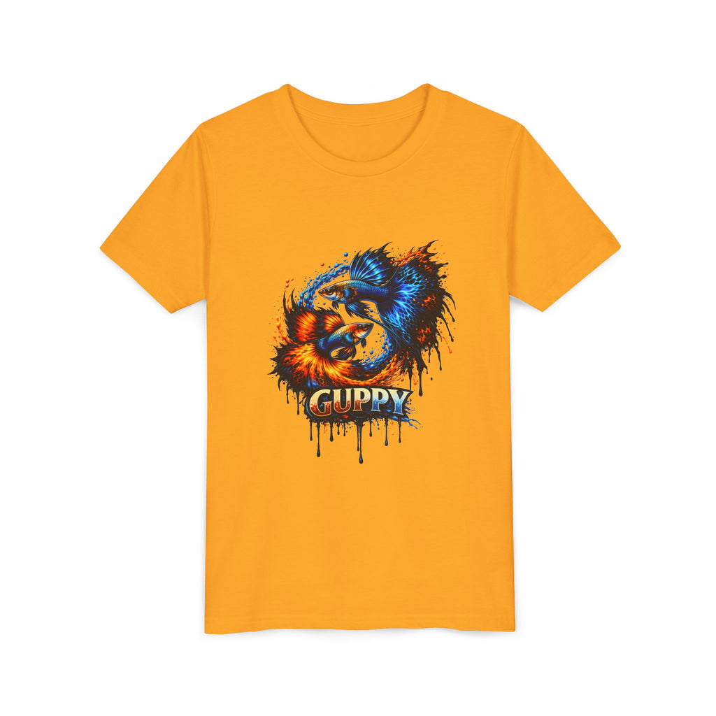 Fire & Ice Guppy – Youth "Neon Flare" Premium Tee
