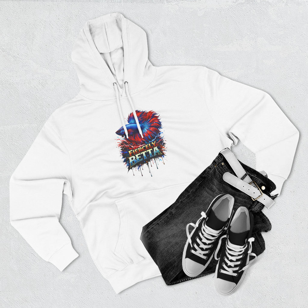 Fiercely Betta – Premium "Neon Flare" 3-End Fleece Hoodie