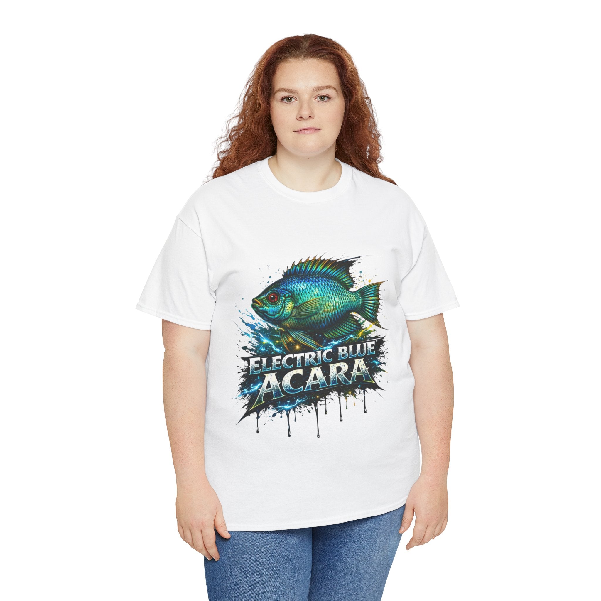 Electric Blue Acara – Premium Graphic Tee