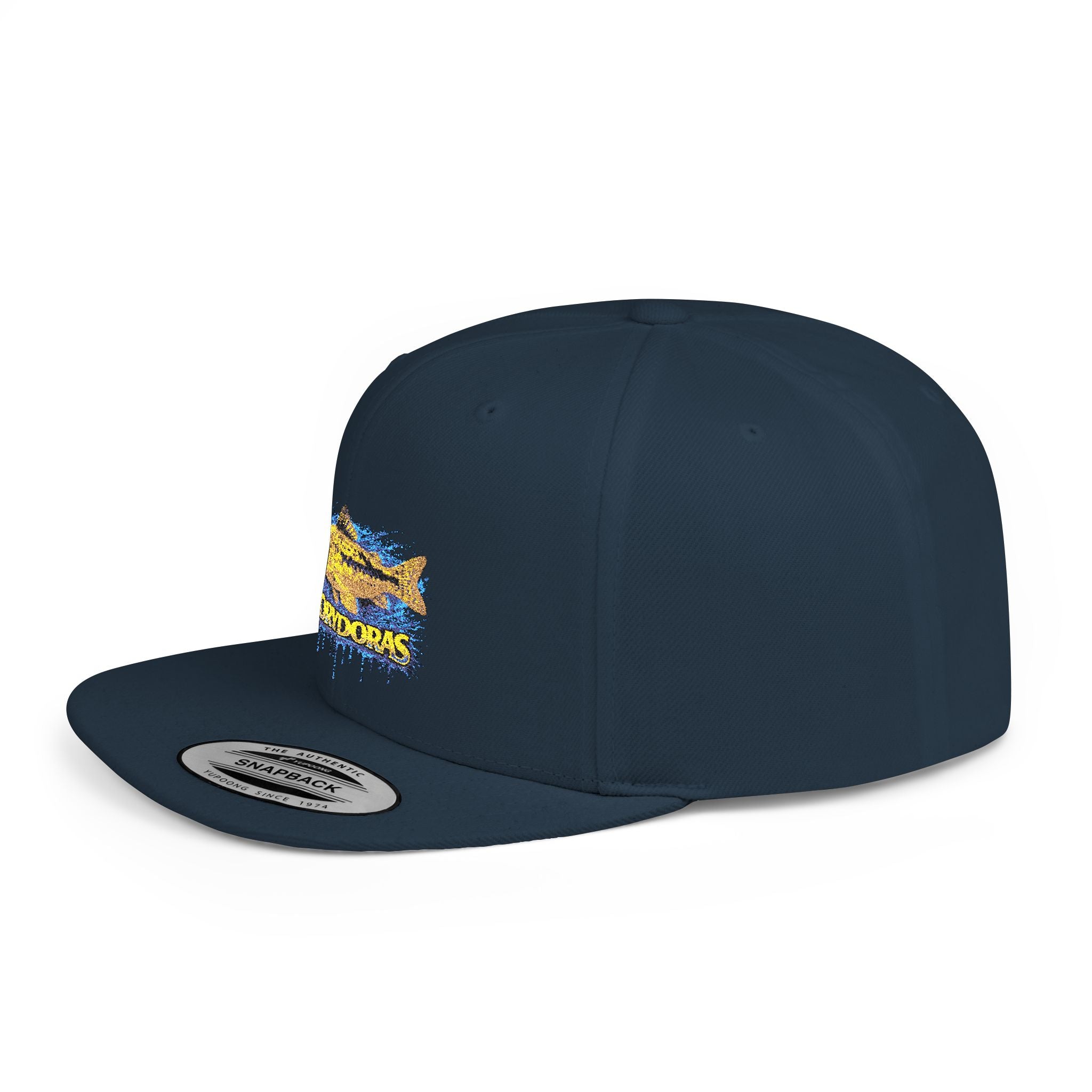 Corydoras Catfish Splash Flat Bill Snapback Hat