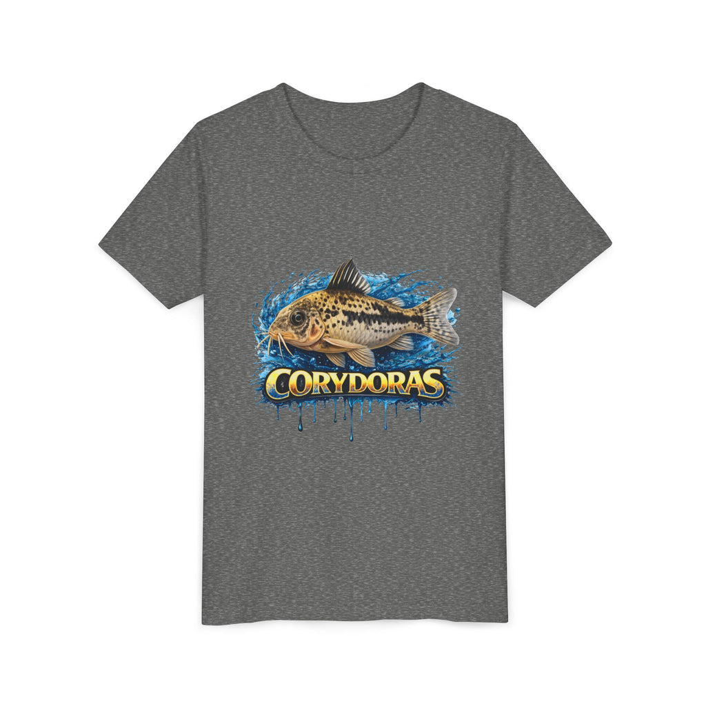 Corydoras Fish Youth Tee – Cute Aquarium Catfish Graphic Shirt