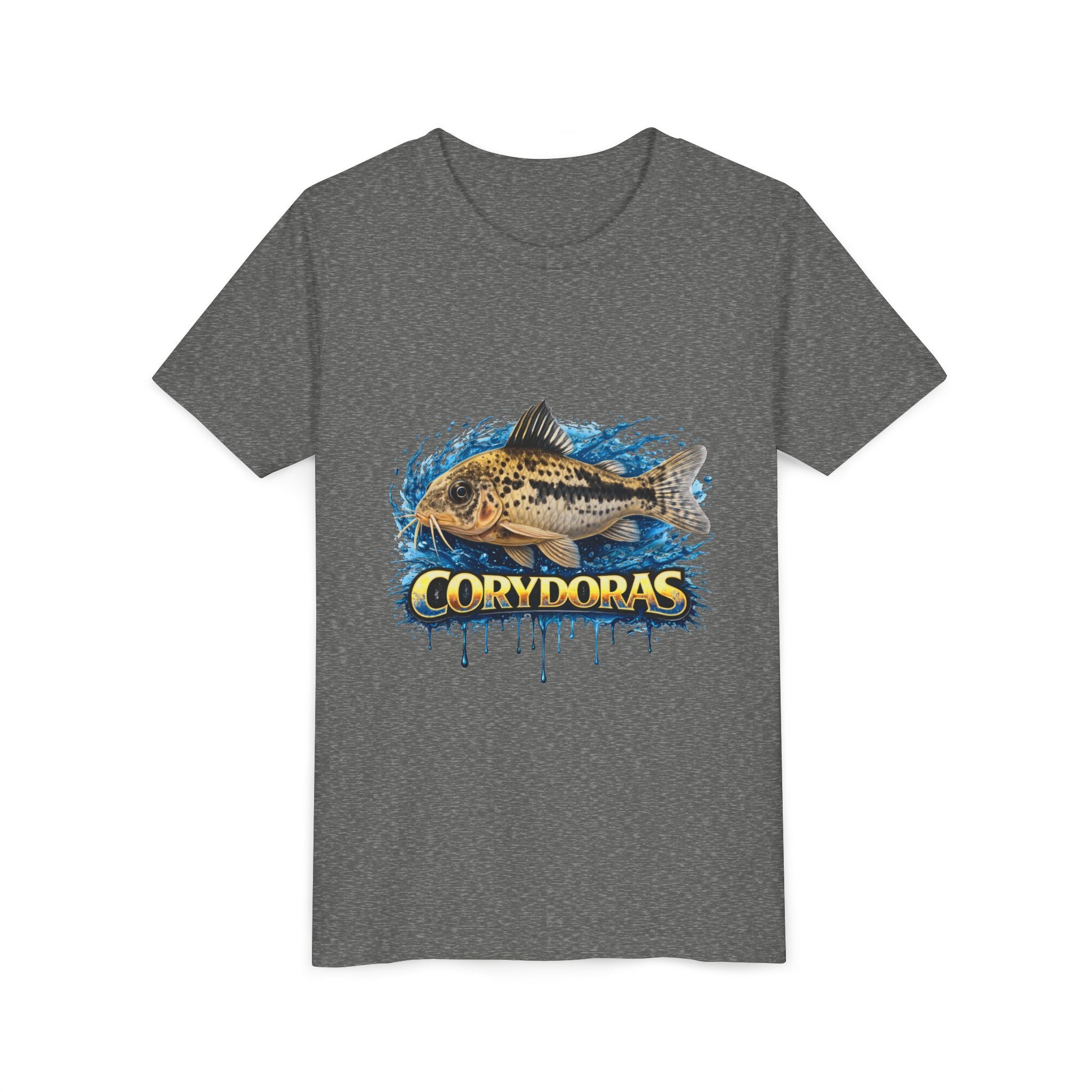 Corydoras Fish Youth Tee – Cute Aquarium Catfish Graphic Shirt