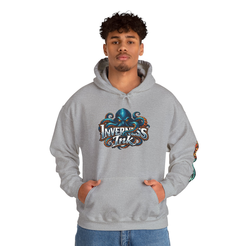 Electric Paint Betta — Artisan Series Hoodie — Inverness Ink Graphic Pullover