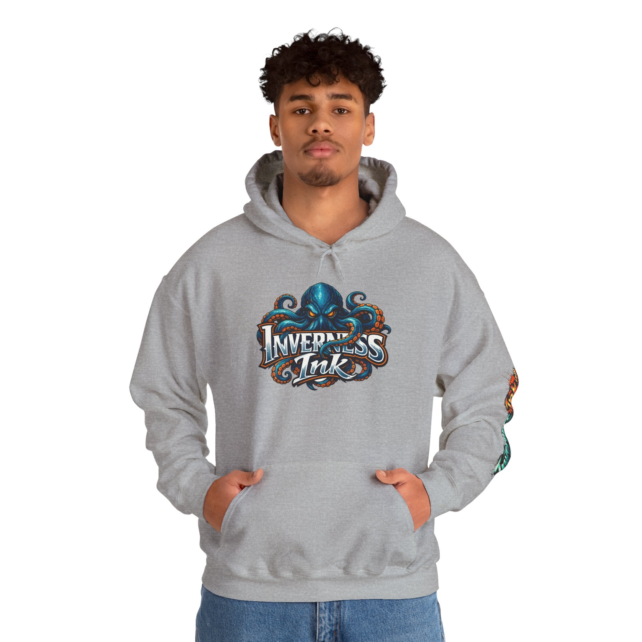 Electric Paint Betta — Artisan Series Hoodie — Inverness Ink Graphic Pullover