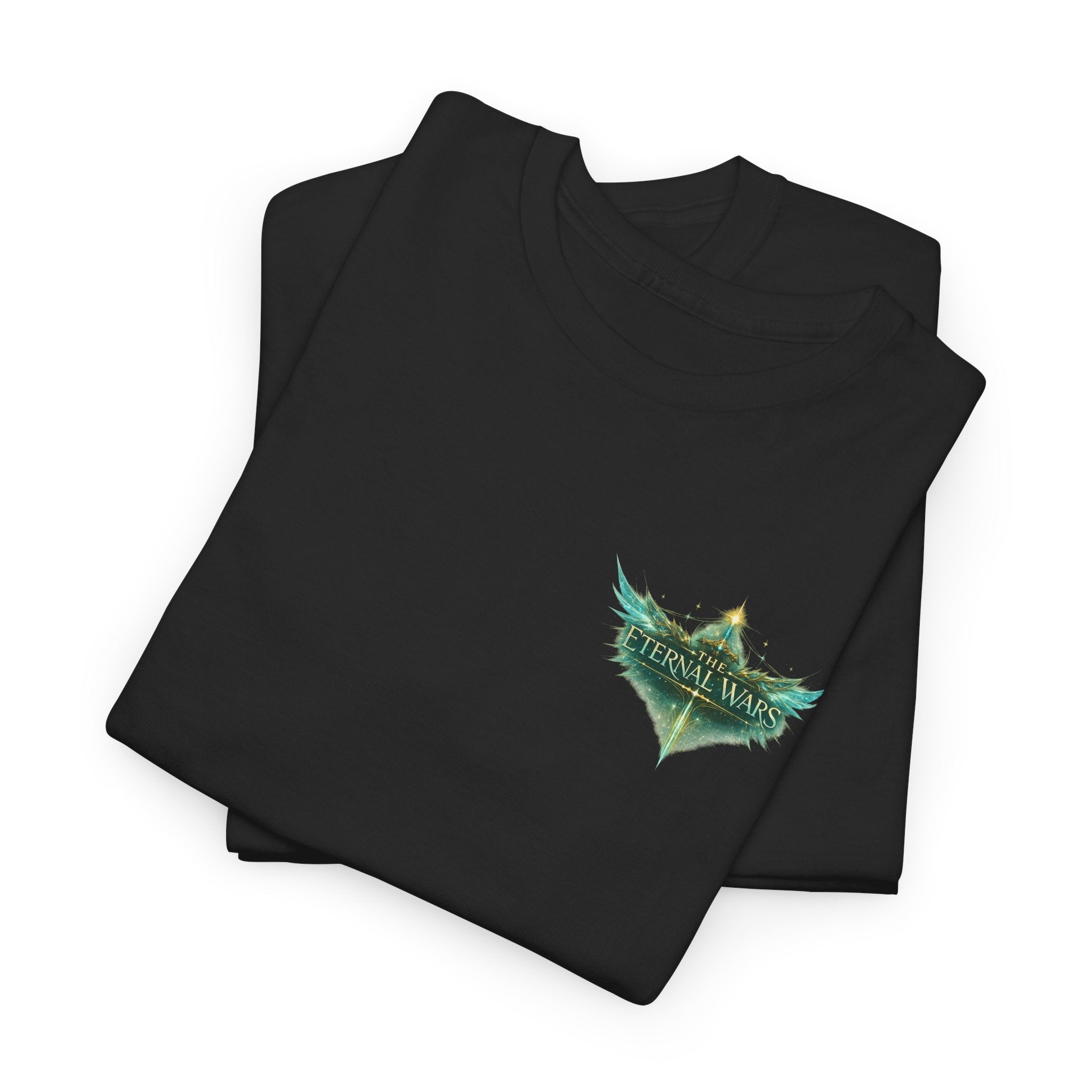 The Eternal Wars Graphic Tee – "Cambria" Winged Warrior Shirt