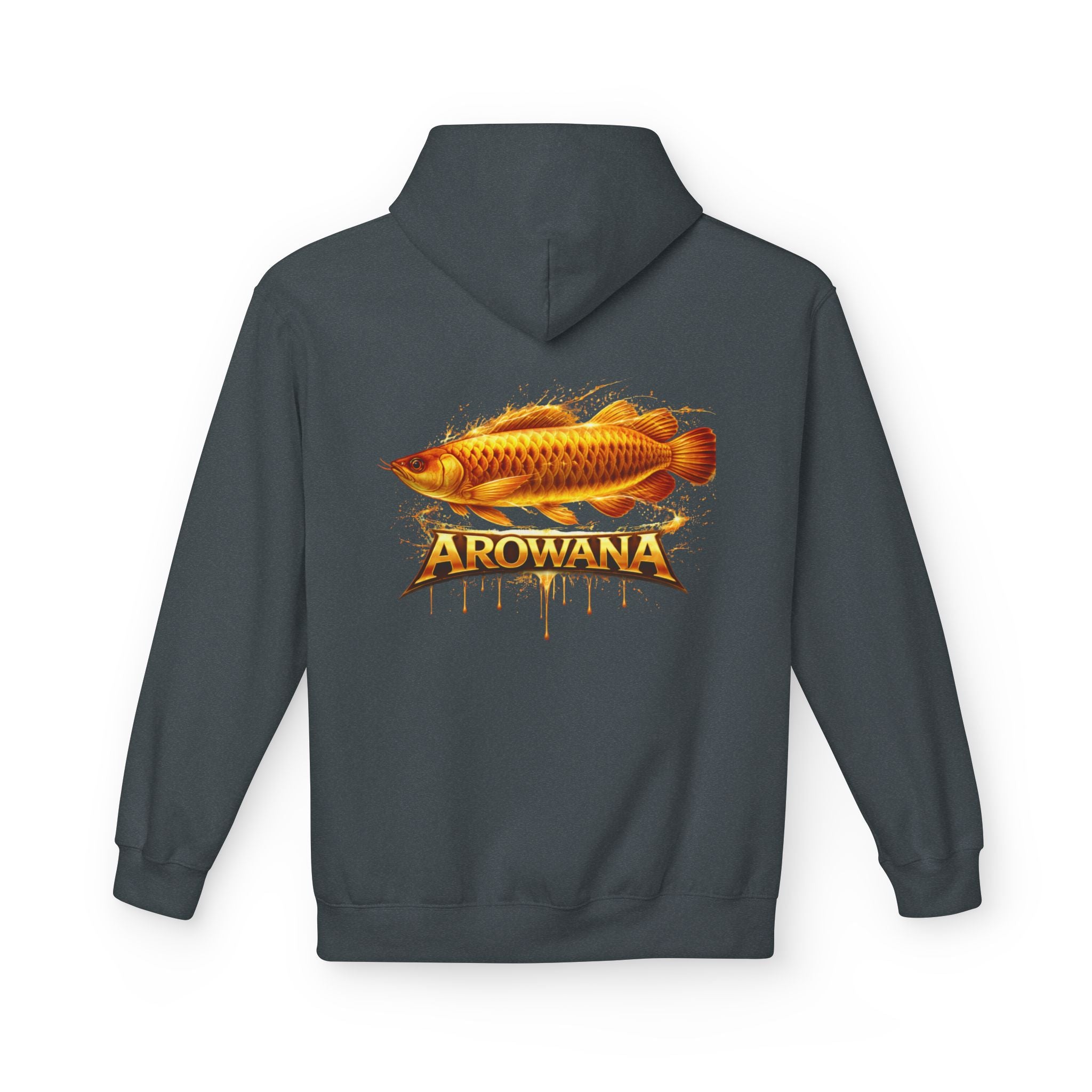 Arowana Fish Graphic Hoodie – Golden Arowana Design