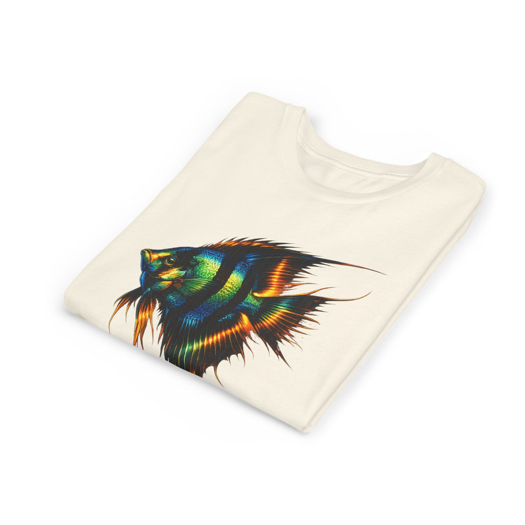 Angelfish Youth Tee – Colorful Aquarium Fish Graphic Shirt for Kids