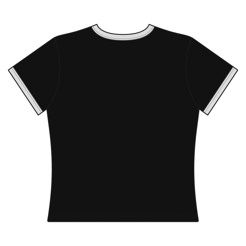 Fire & Ice Guppy – "Neon Flare" Cropped Ringer Tee