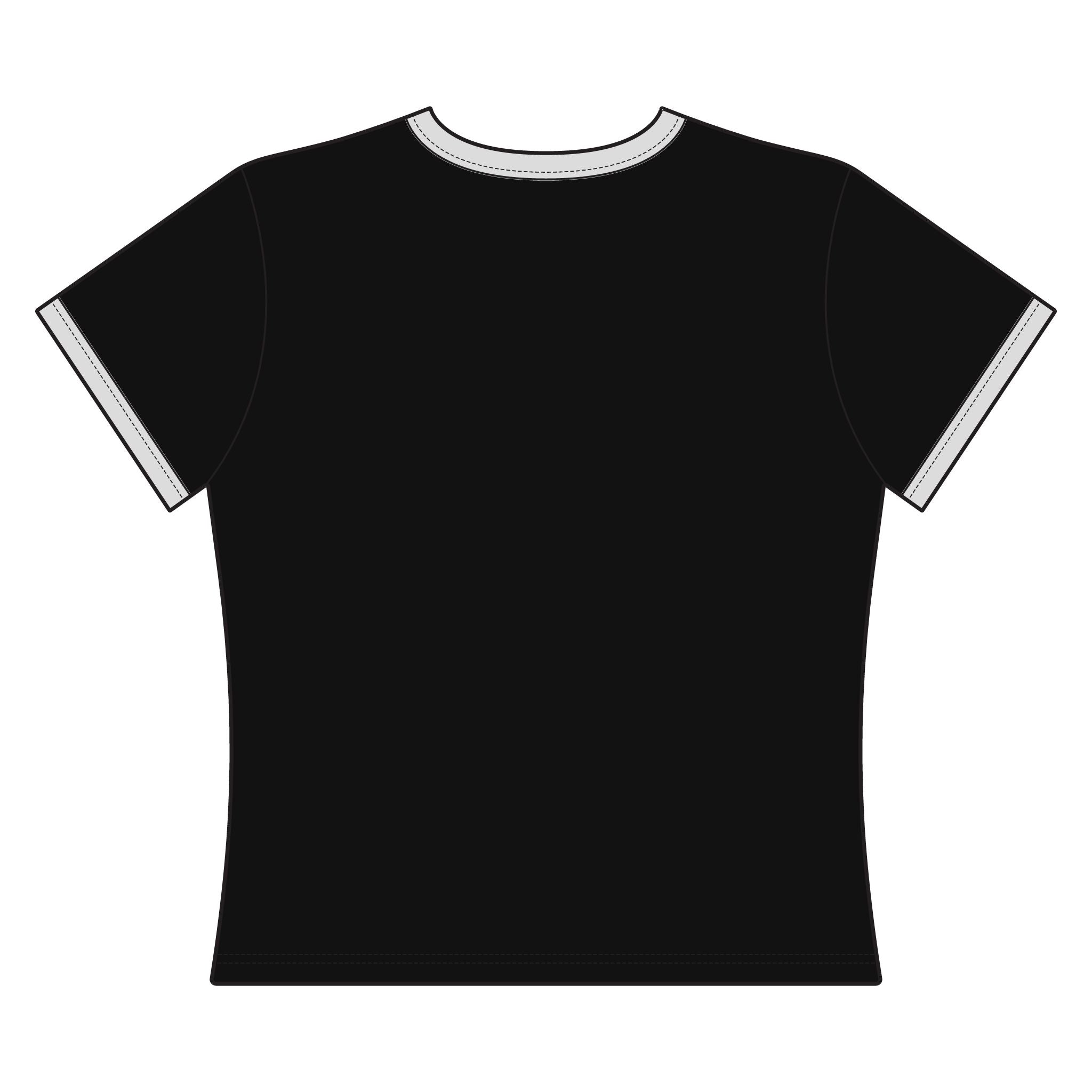 Fire & Ice Guppy – "Neon Flare" Cropped Ringer Tee