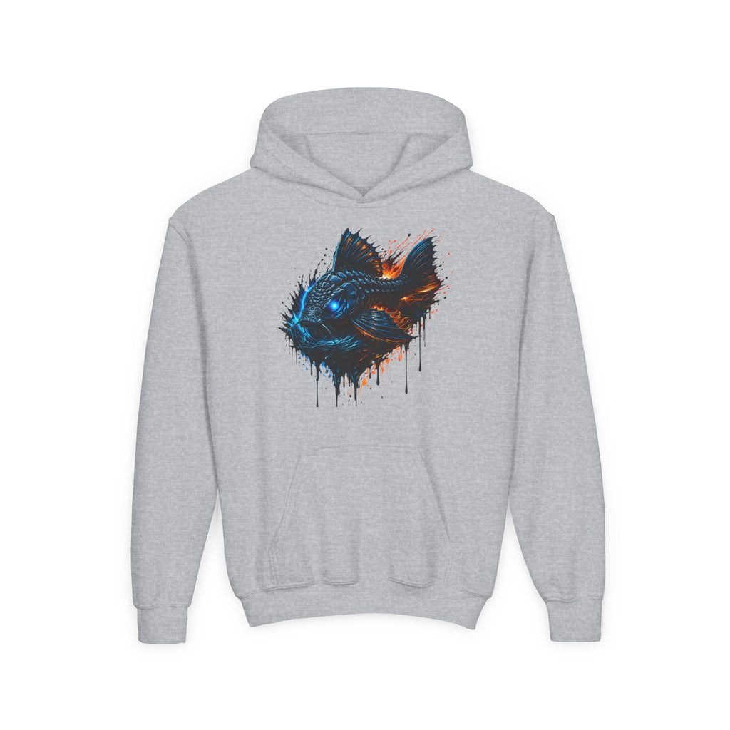 Armored Pleco L-185 – Youth Premium Hooded Sweatshirt