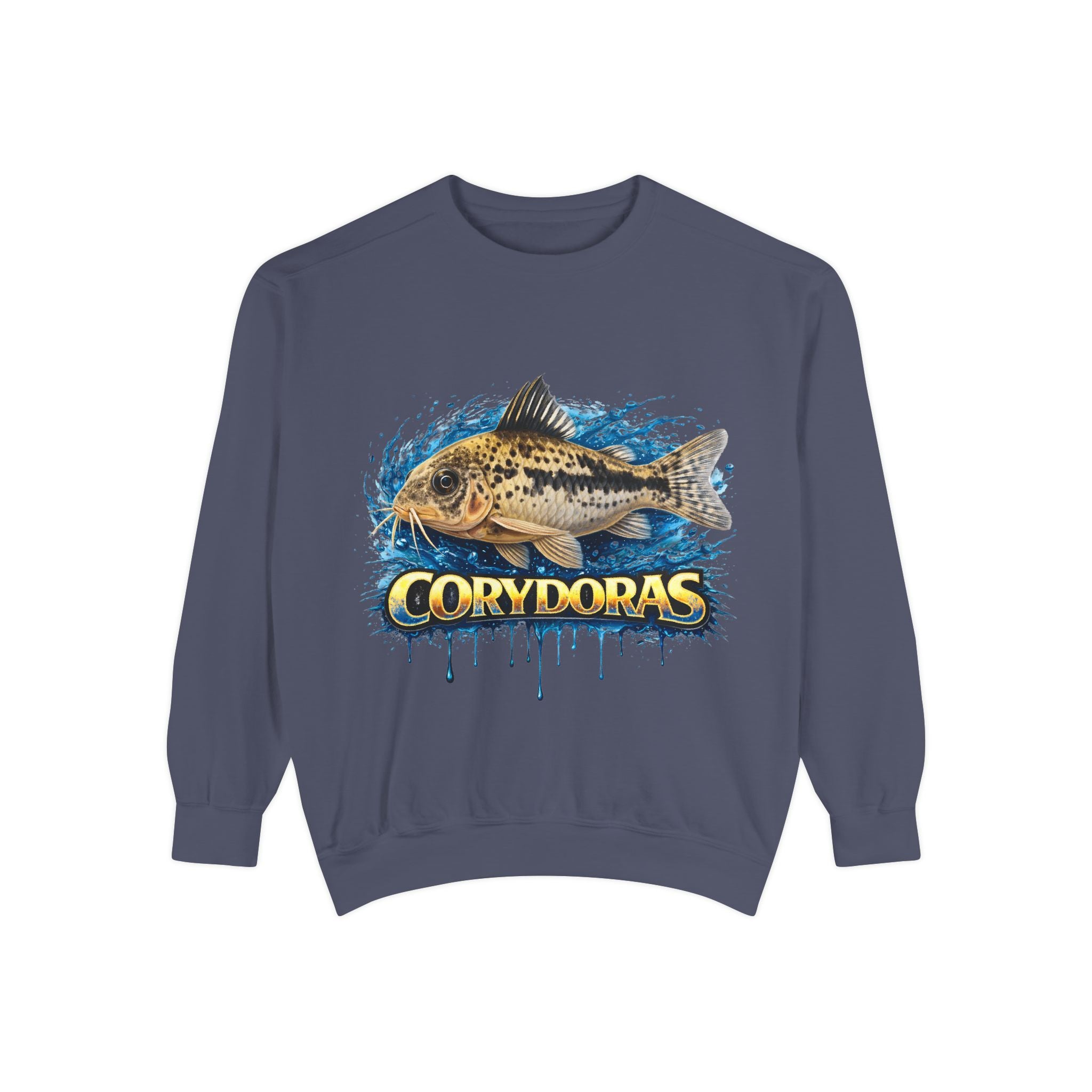 Corydoras Fish Sweatshirt — Aquatic Aquarium Catfish Graphic Crewneck