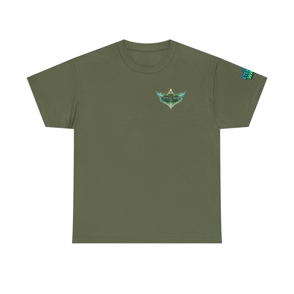 The Eternal Wars Graphic Tee – "Cambria" Winged Warrior Shirt