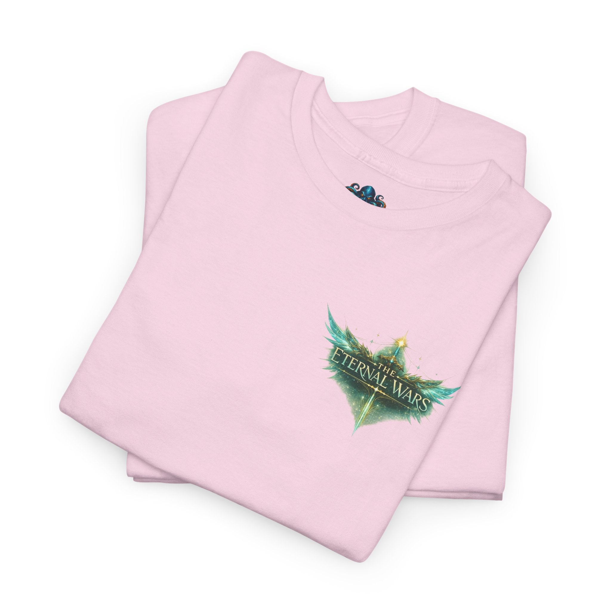 T-Shirt — Nature Warrior Graphic Tee with Man and Dog Illustration