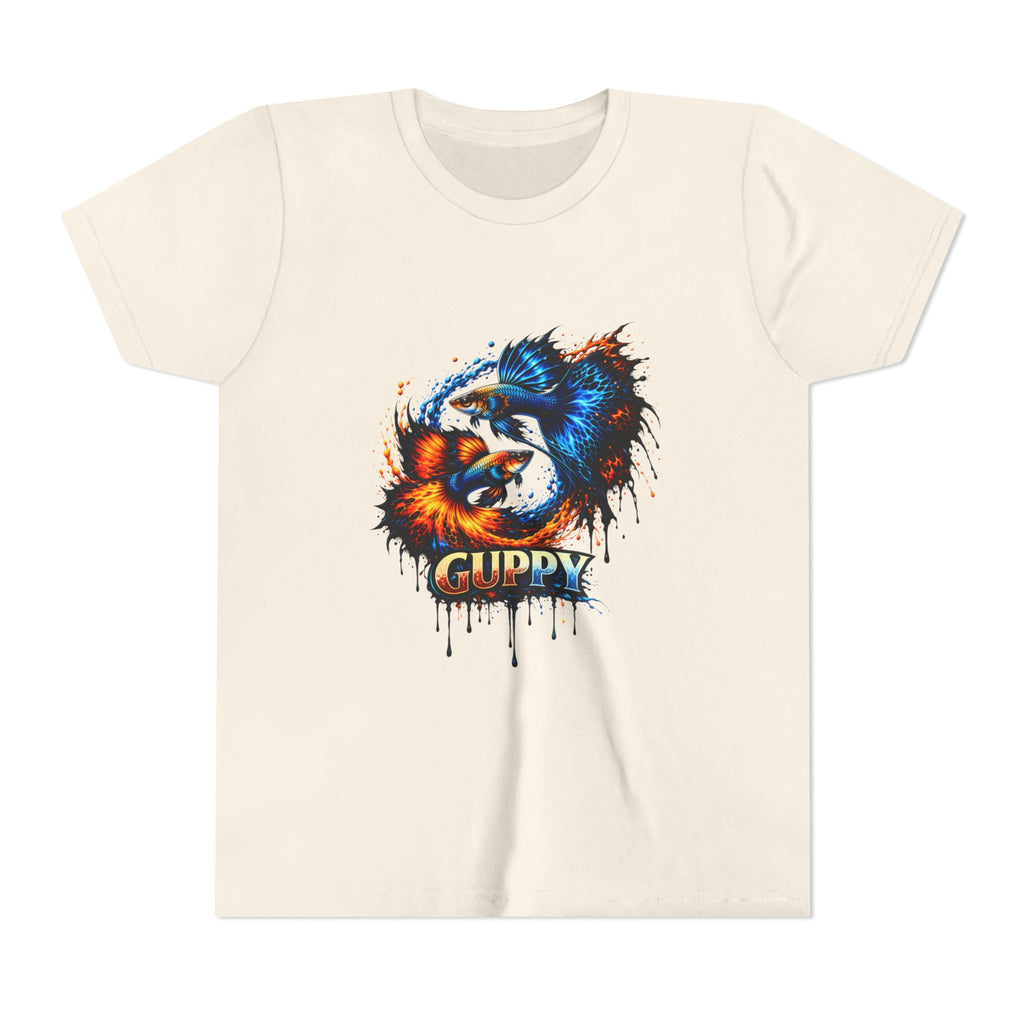 Fire & Ice Guppy – Youth "Neon Flare" Premium Tee
