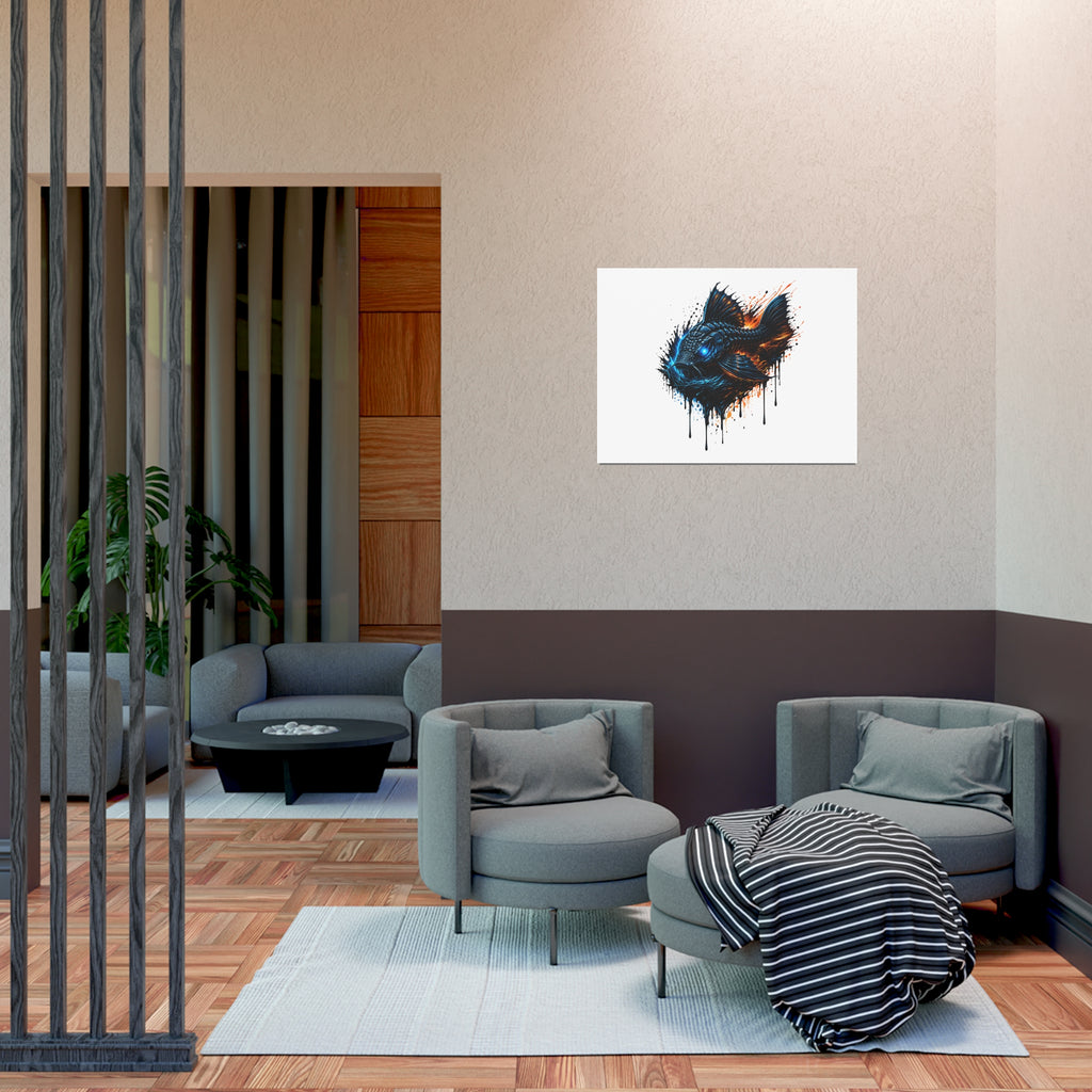 Armored Pleco – Premium Uncoated Matte Poster L-185