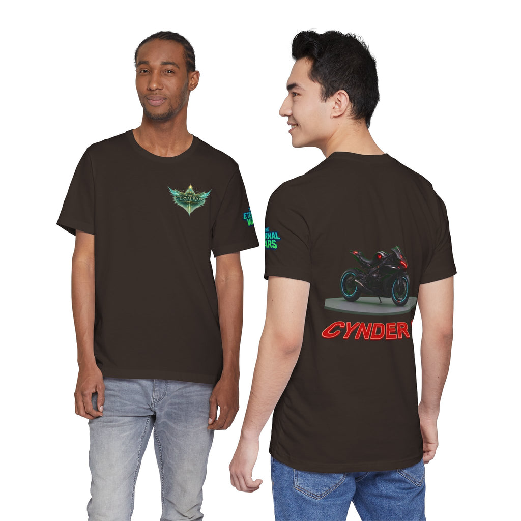 The Eternal Wars Motorcycle Tee — Cynder V Sportbike Graphic Shirt