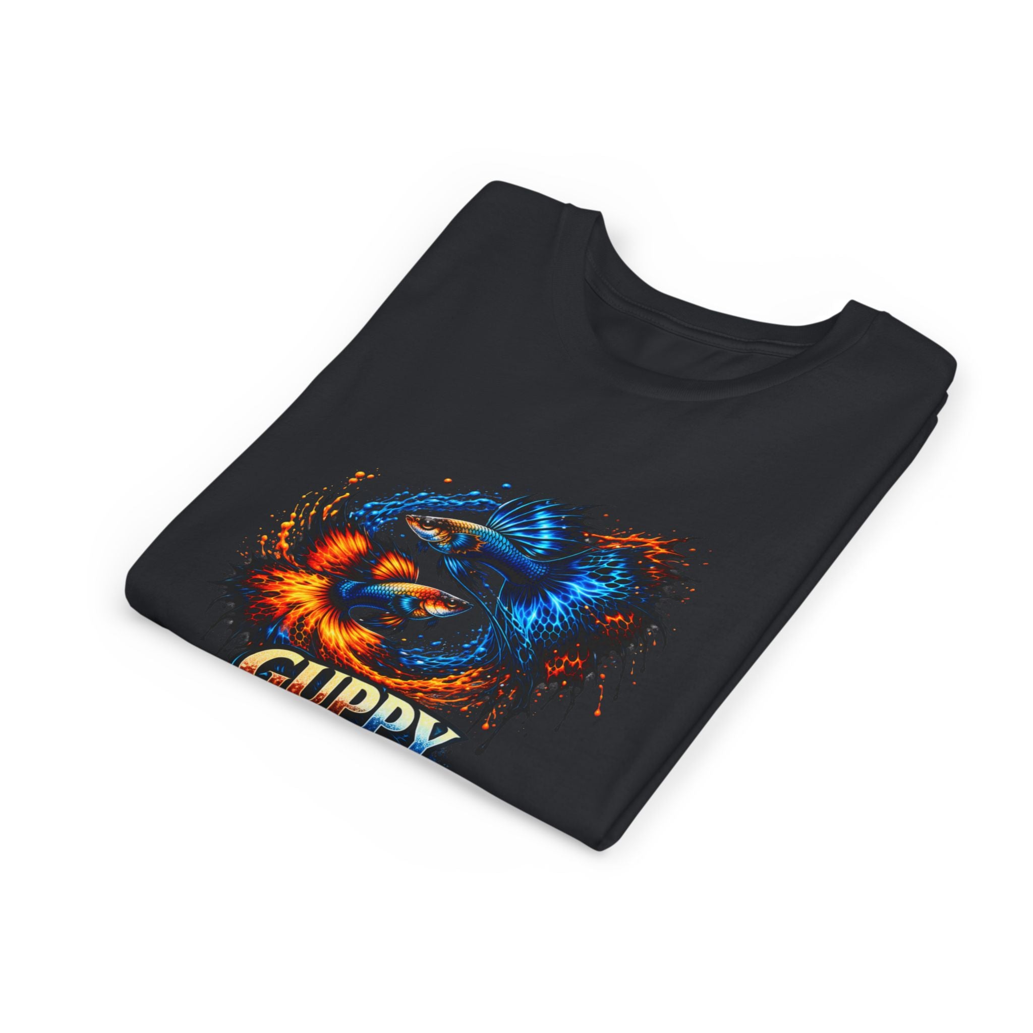 Fire & Ice Guppy – Youth "Neon Flare" Premium Tee