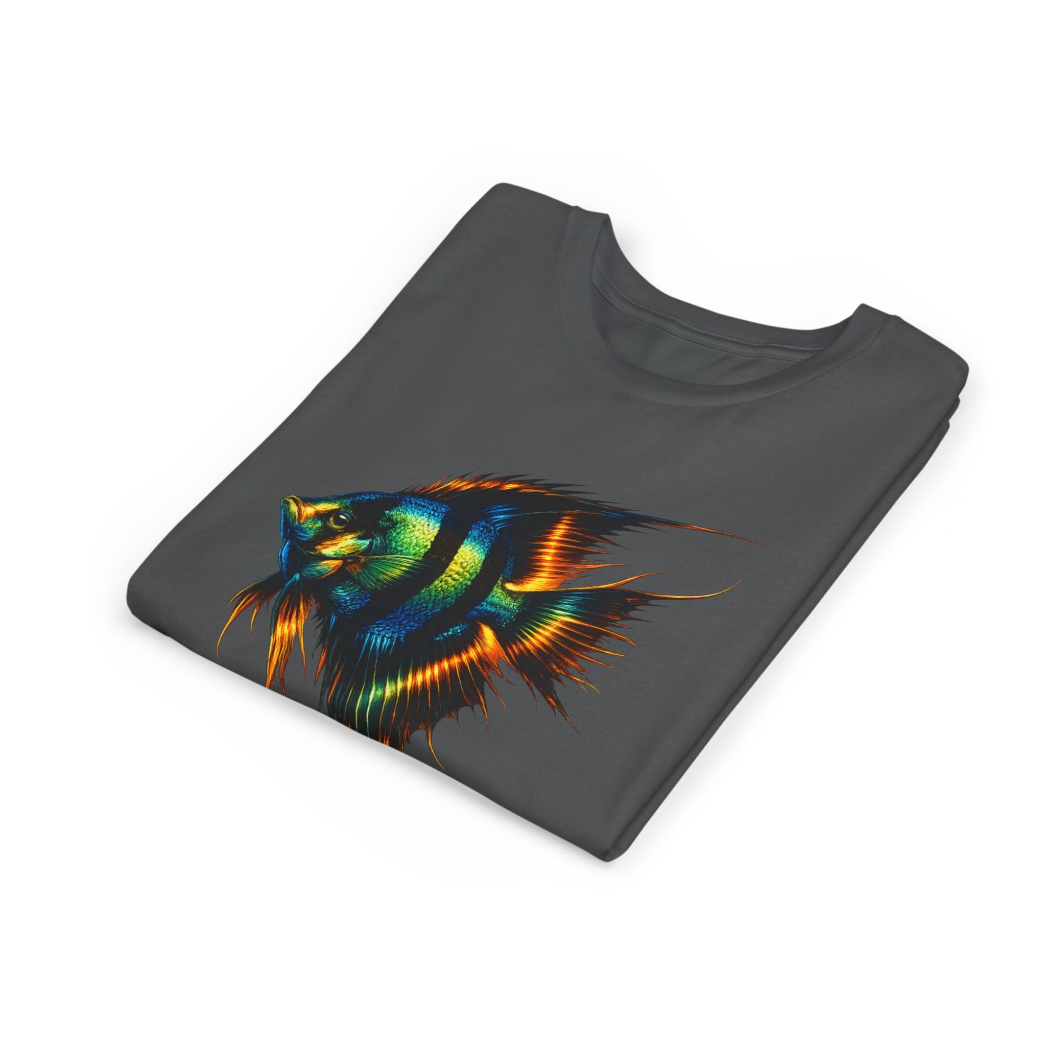 Angelfish Youth Tee – Colorful Aquarium Fish Graphic Shirt for Kids