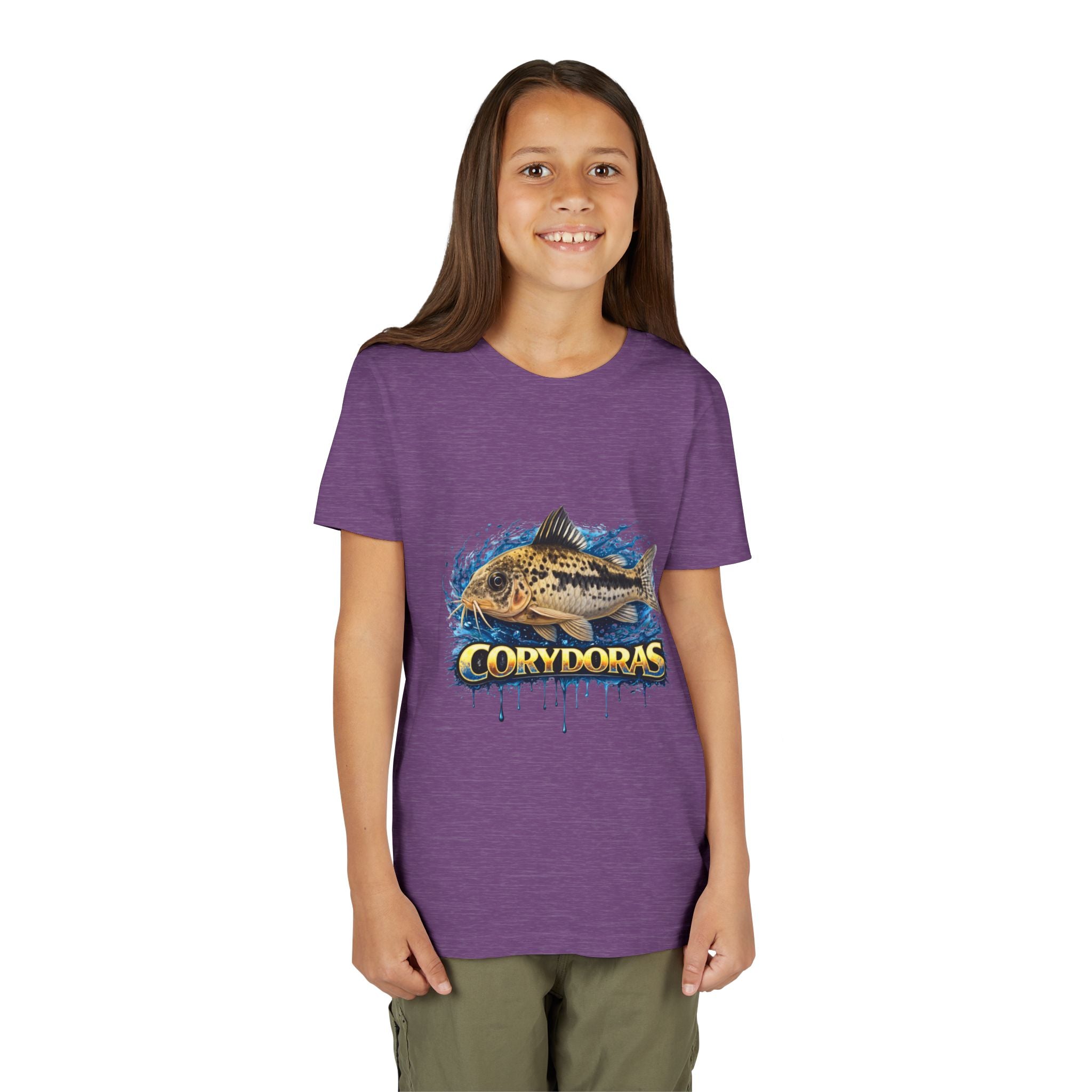 Corydoras Fish Youth Tee – Cute Aquarium Catfish Graphic Shirt