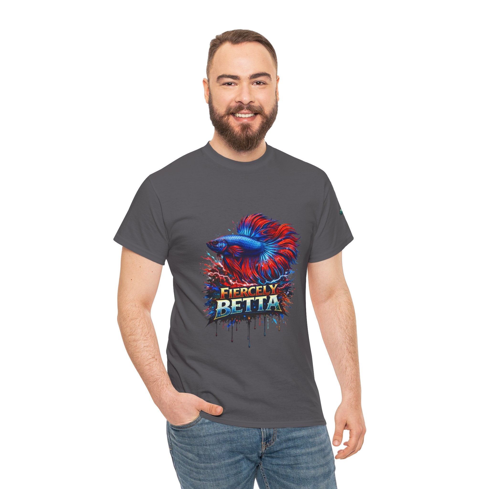 Betta Fish T-Shirt — Fiercely Betta Colorful Aquarium Fish Tee