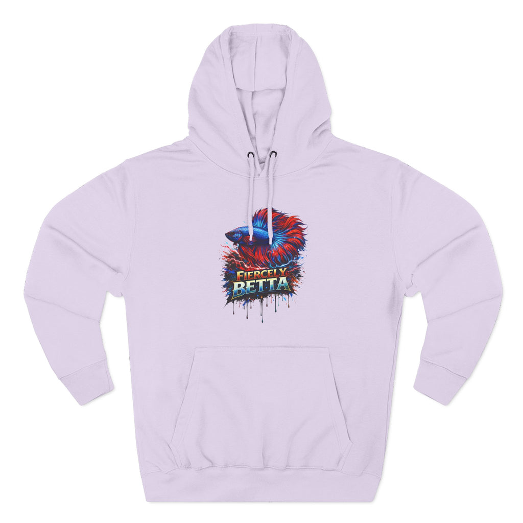 Fiercely Betta – Premium "Neon Flare" 3-End Fleece Hoodie