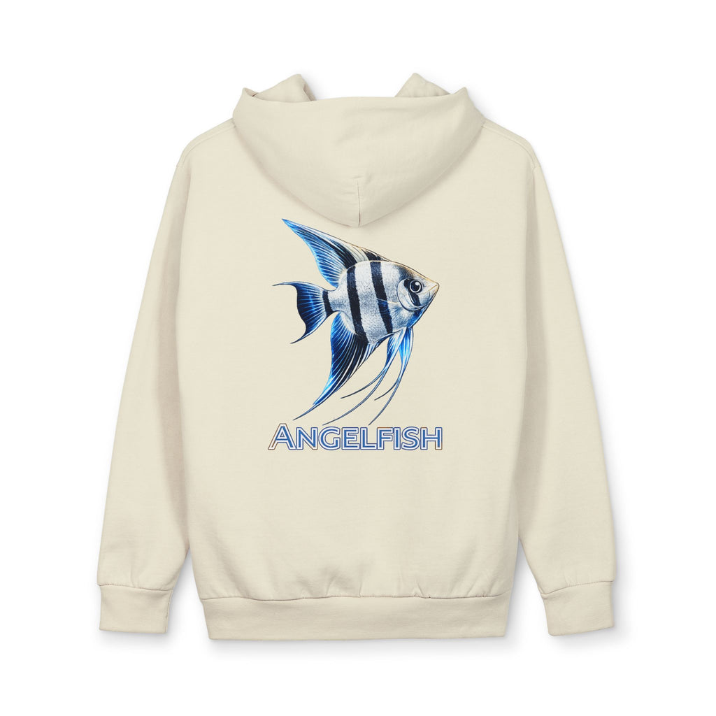 Angelfish Graphic Hoodie — Aquatic Fish Print Pullover