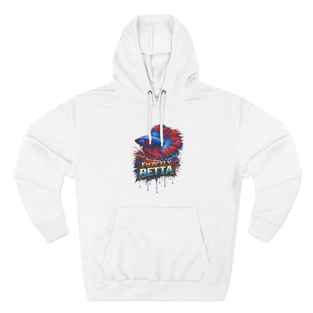 Fiercely Betta – Premium "Neon Flare" 3-End Fleece Hoodie